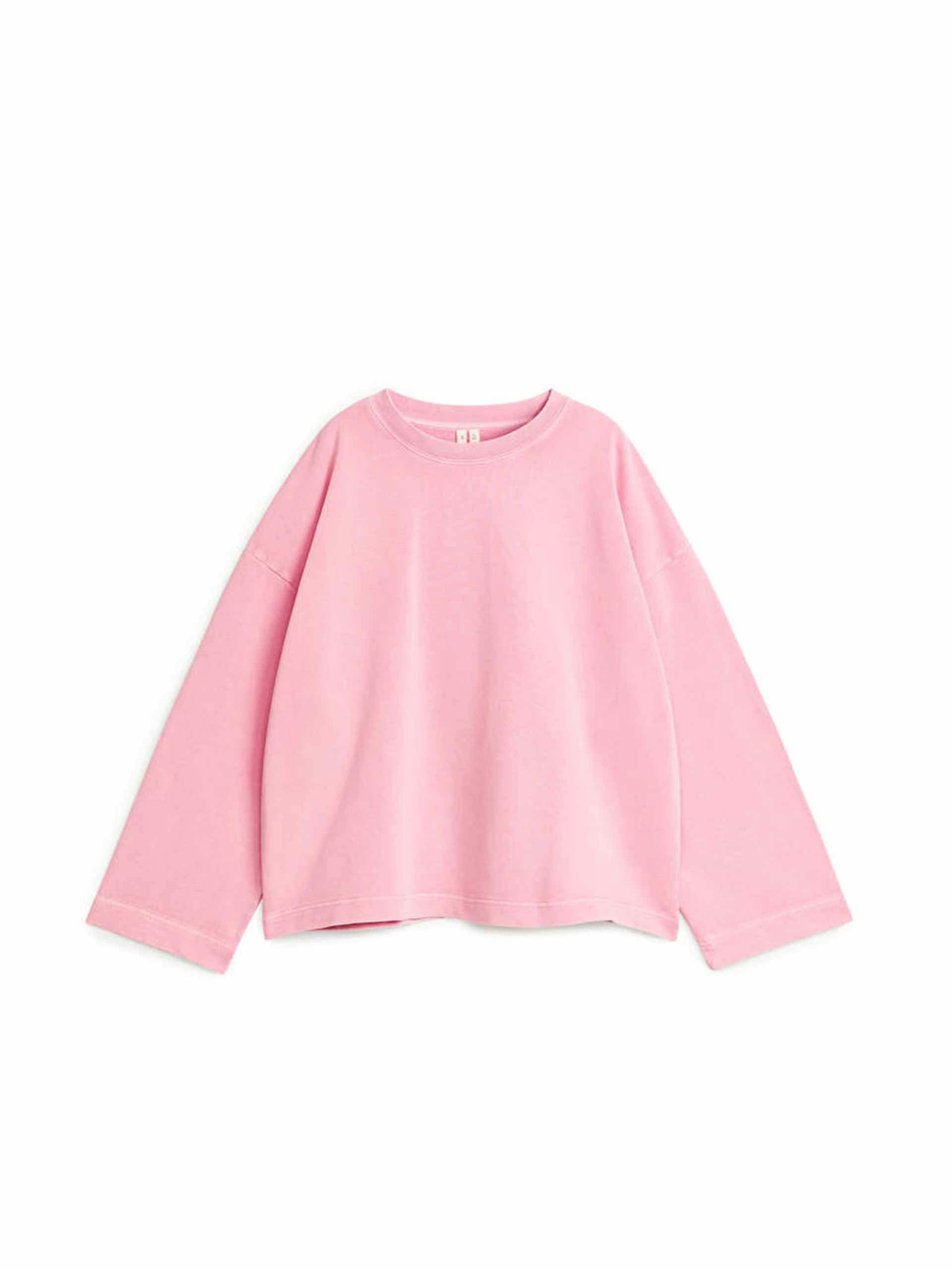 Pink loose fit sweatshirt