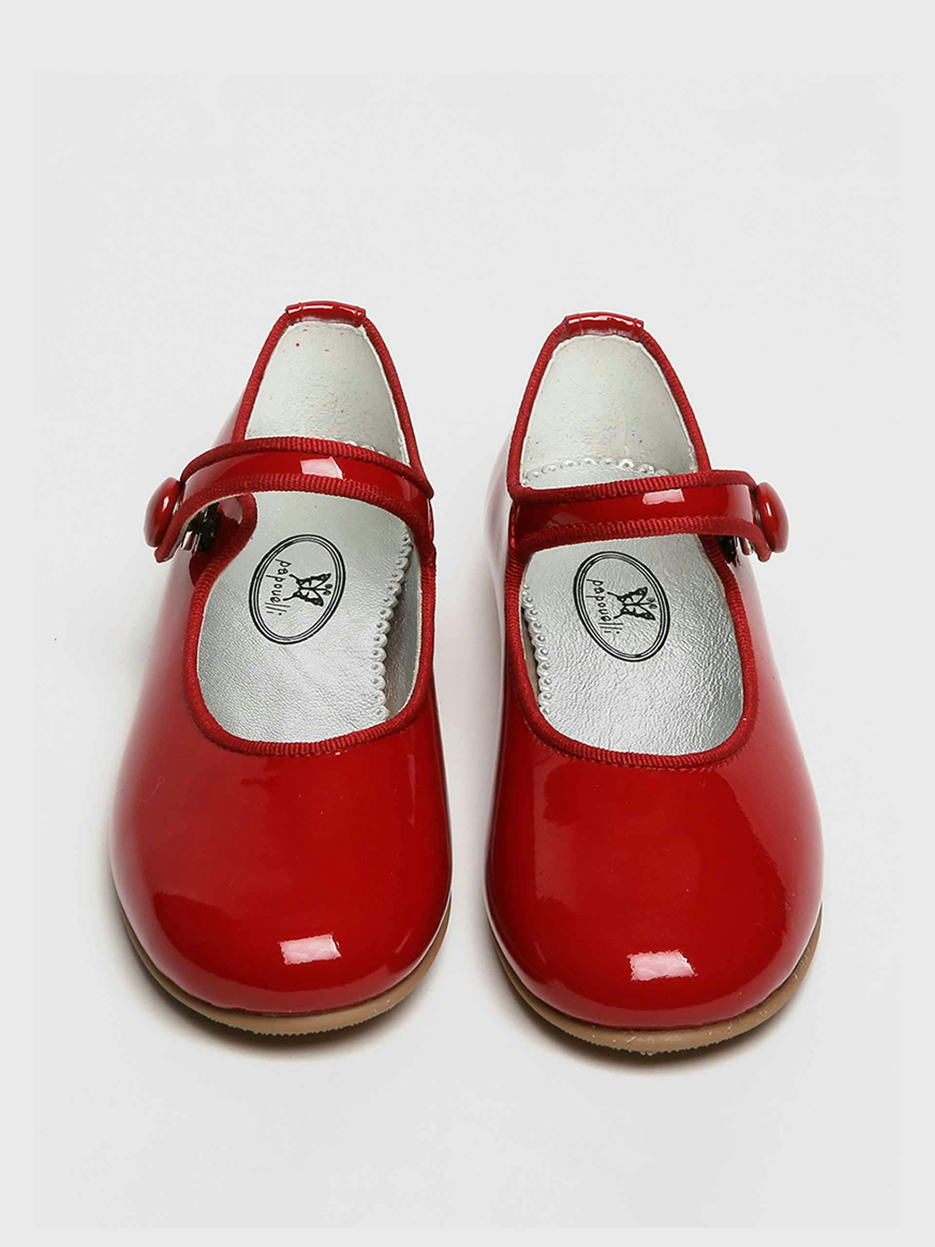 Red patent leather Angelica shoes
