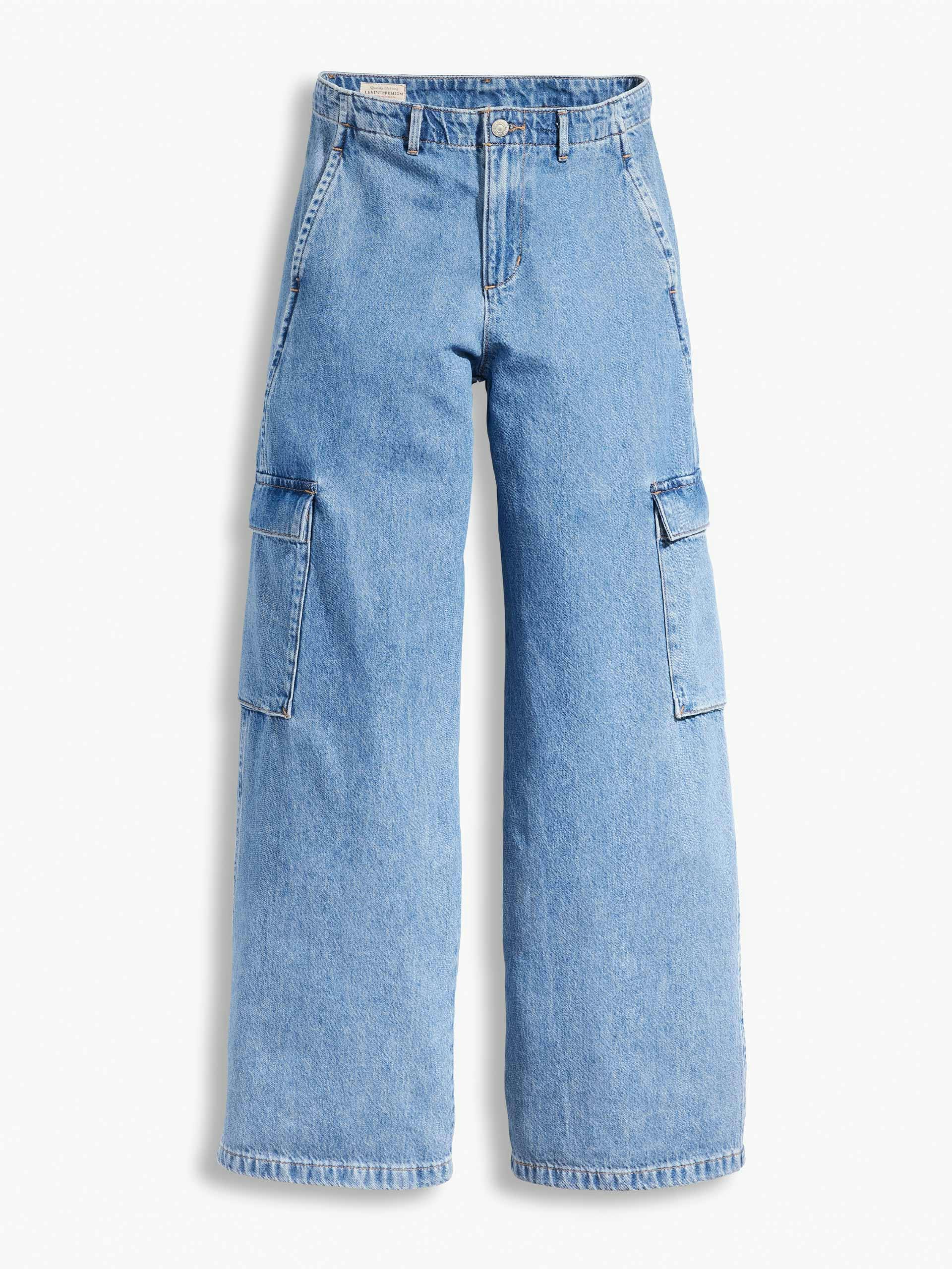 Baggy cargo lightweight jeans