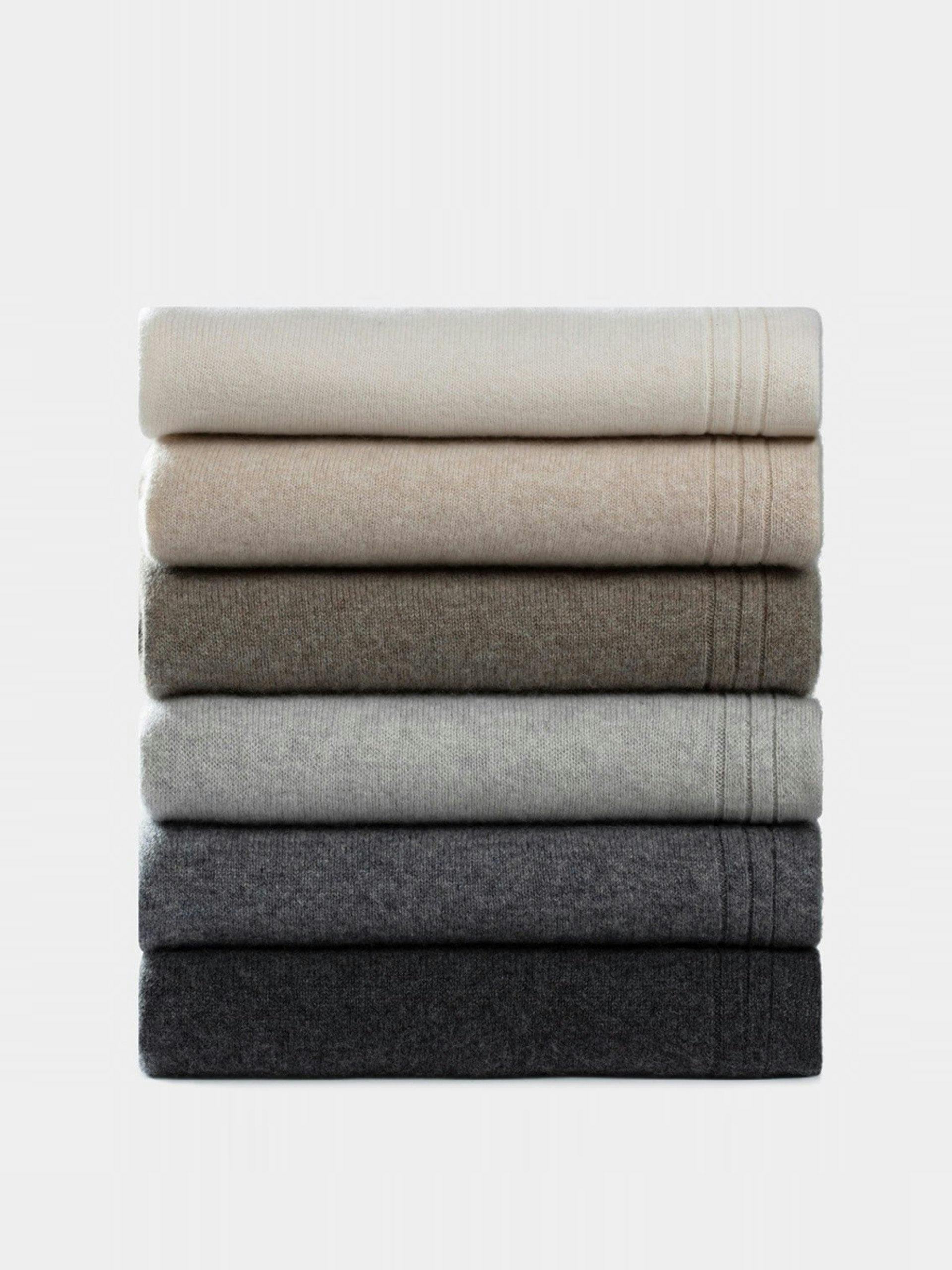Jersey Italian cashmere throws