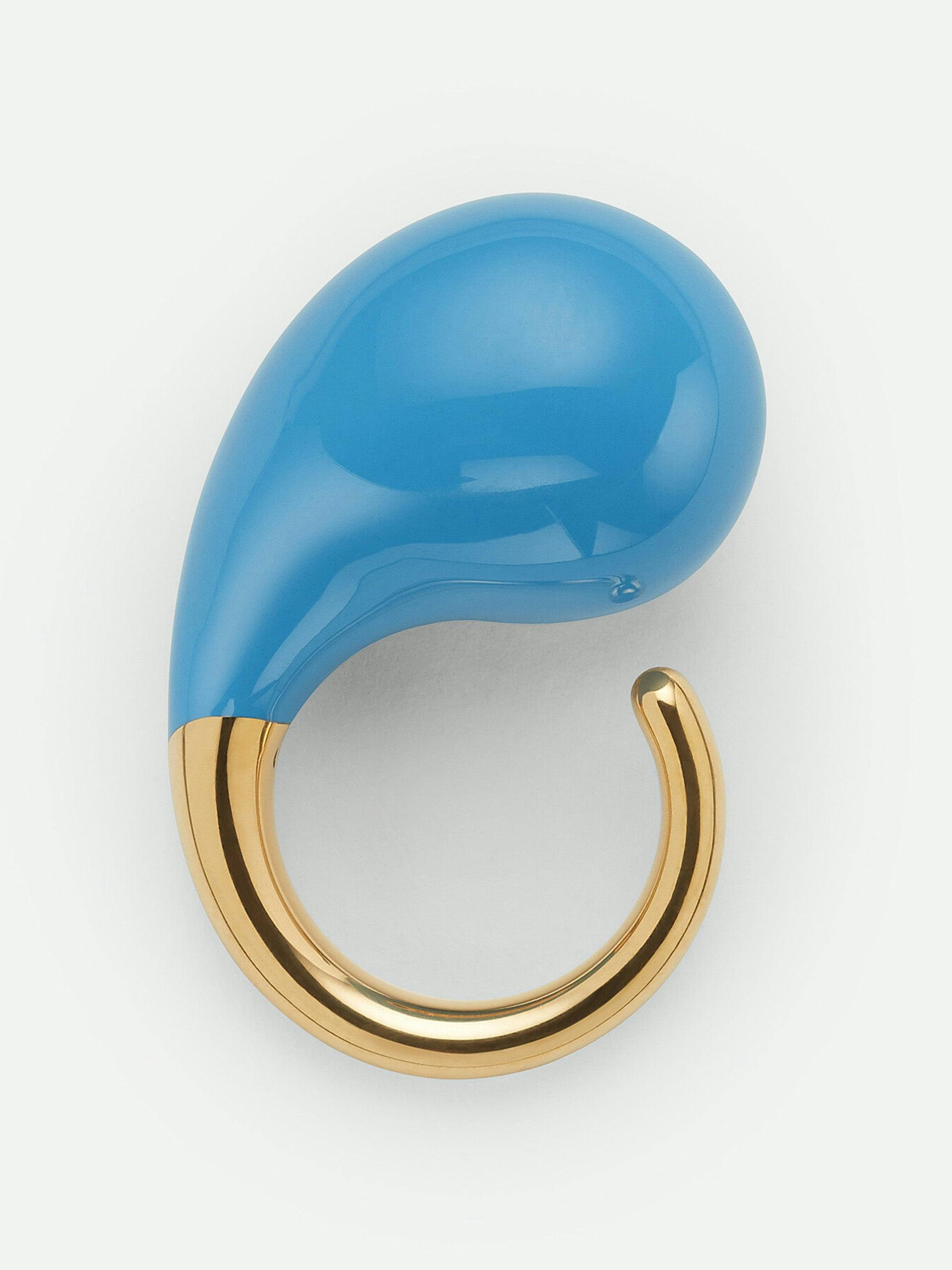 Blue drop ring