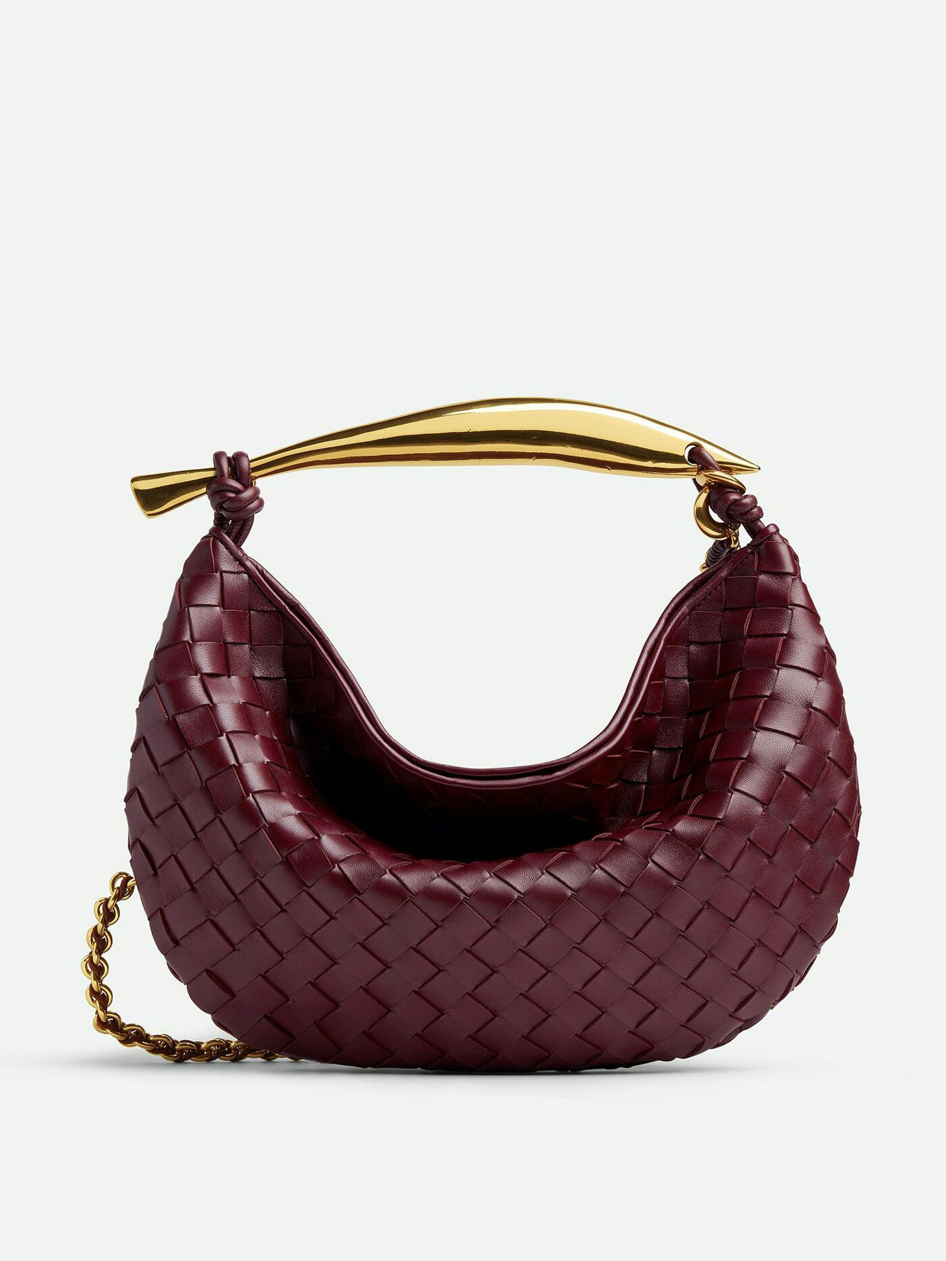 Sardine With Chain leather shoulder bag