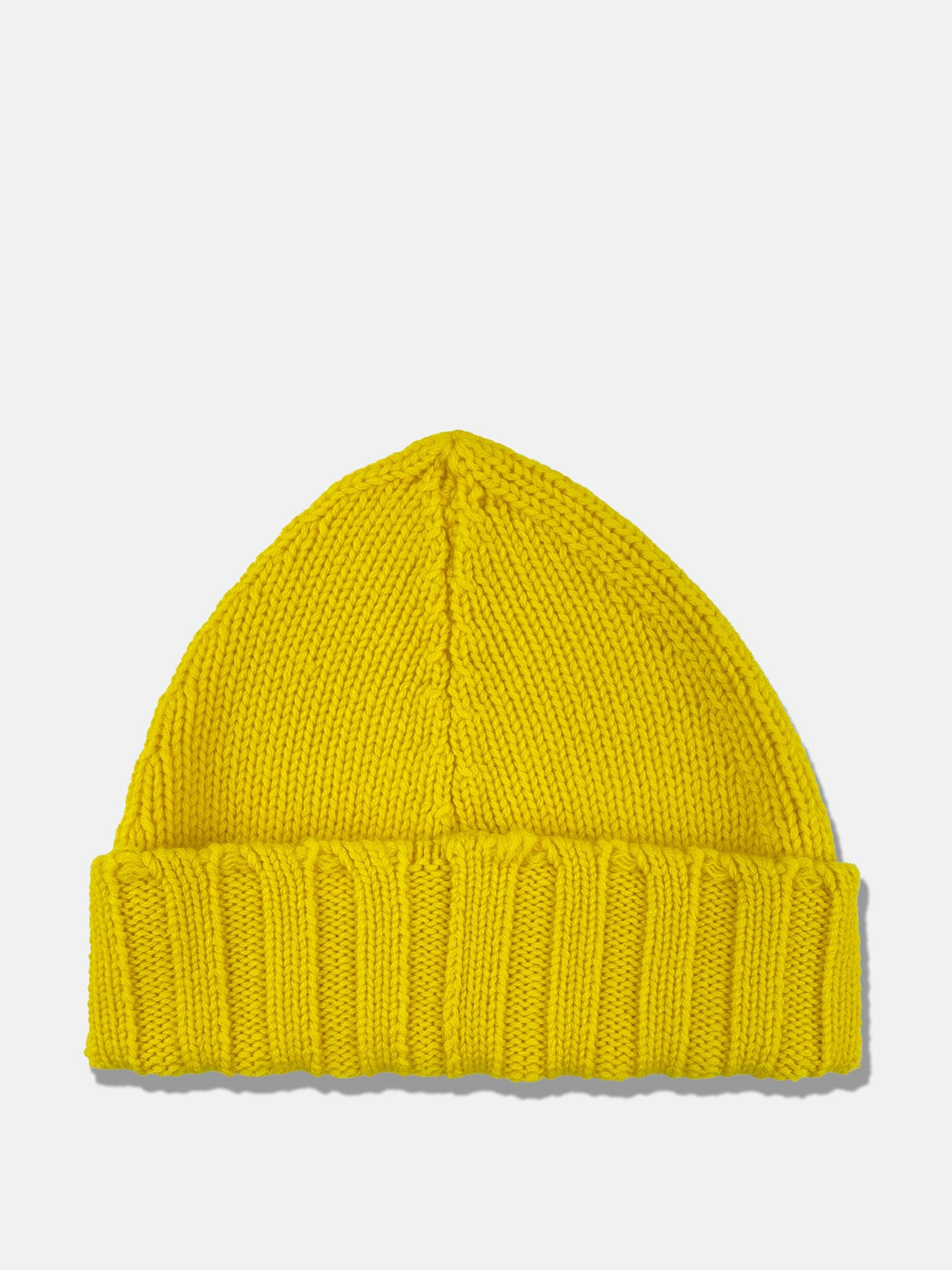 Knitted pure cashmere beanie in Flash