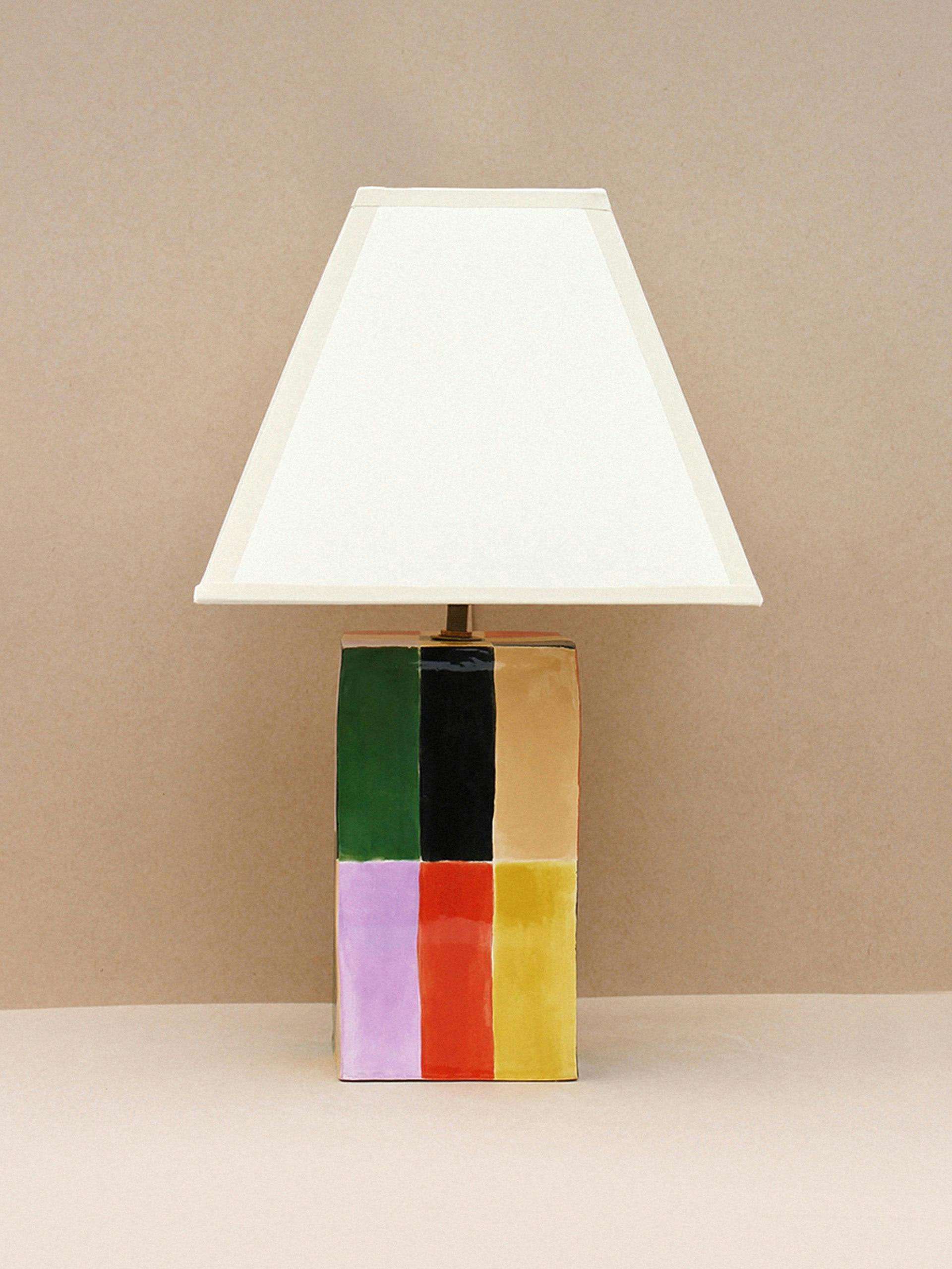 Mulitcoloured table lamp