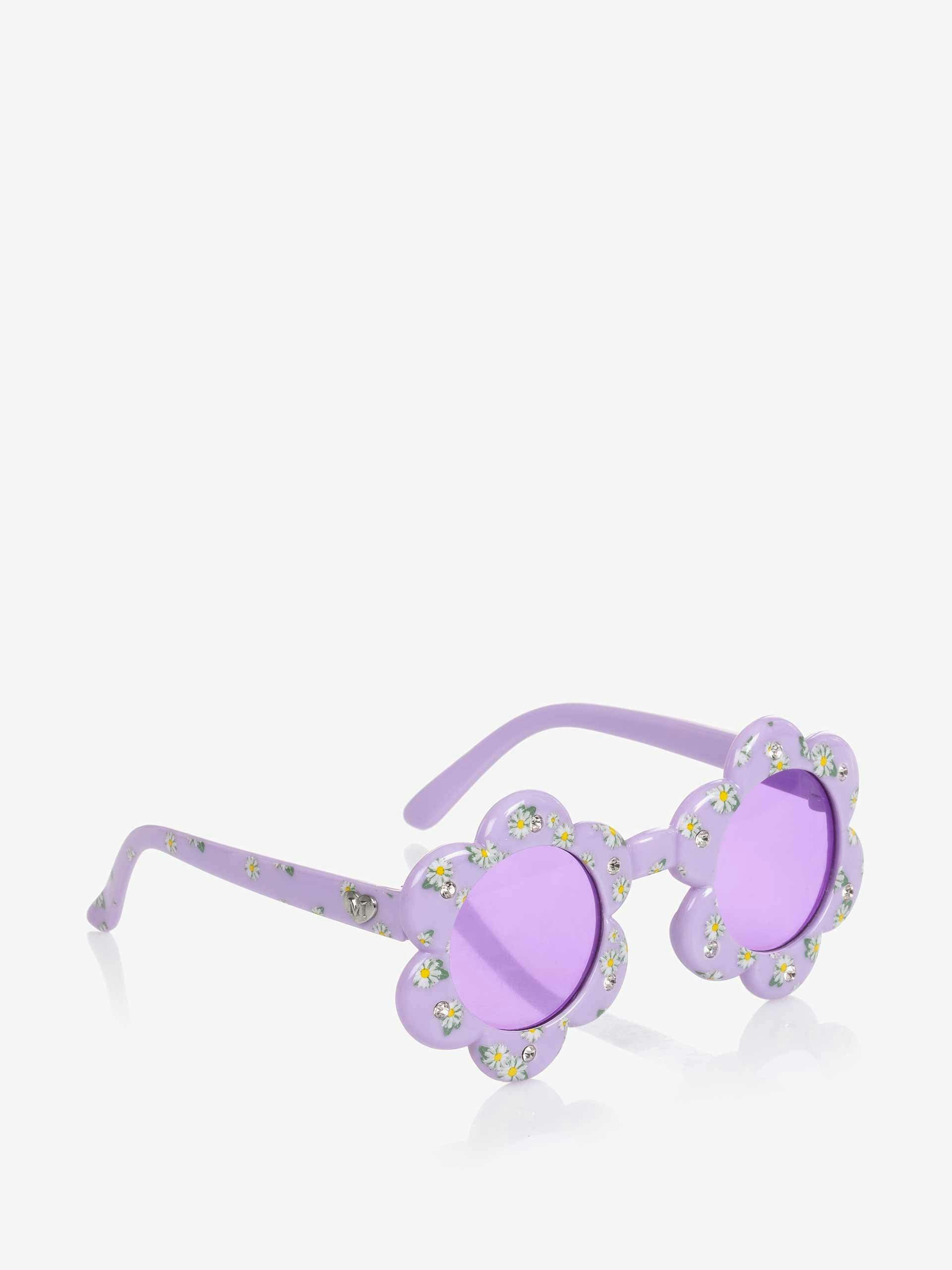 Girl’s purple flower sunglasses