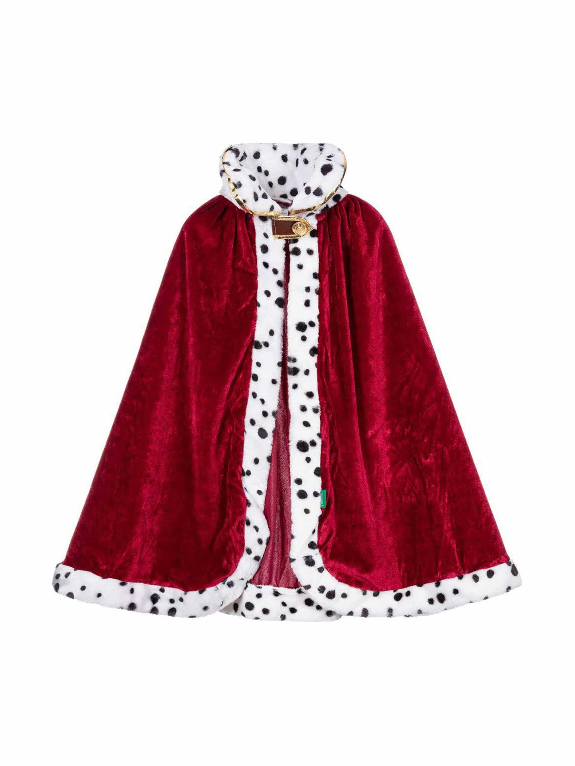 Red regal dressing-up cape