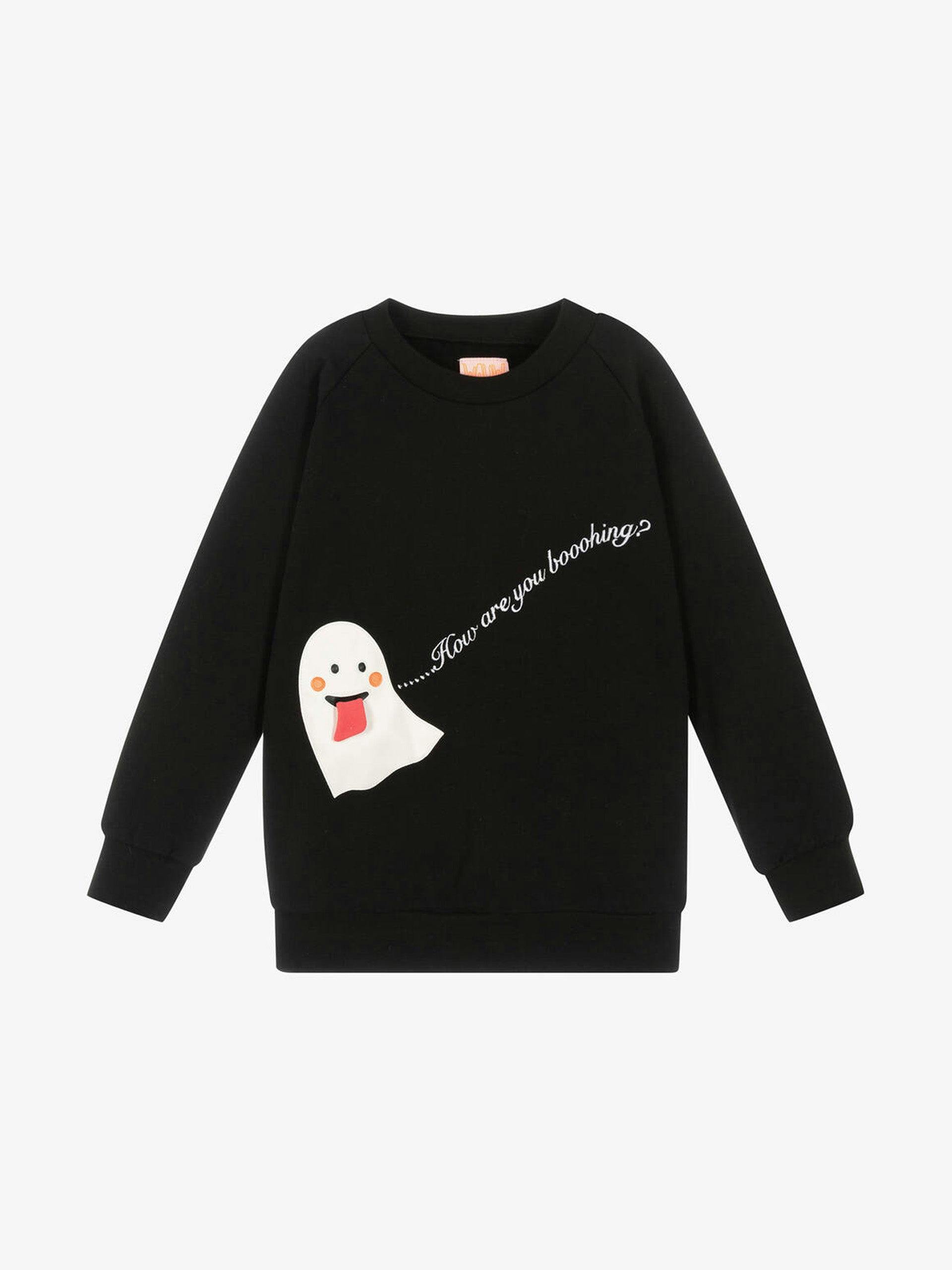 Black ghost sweatshirt