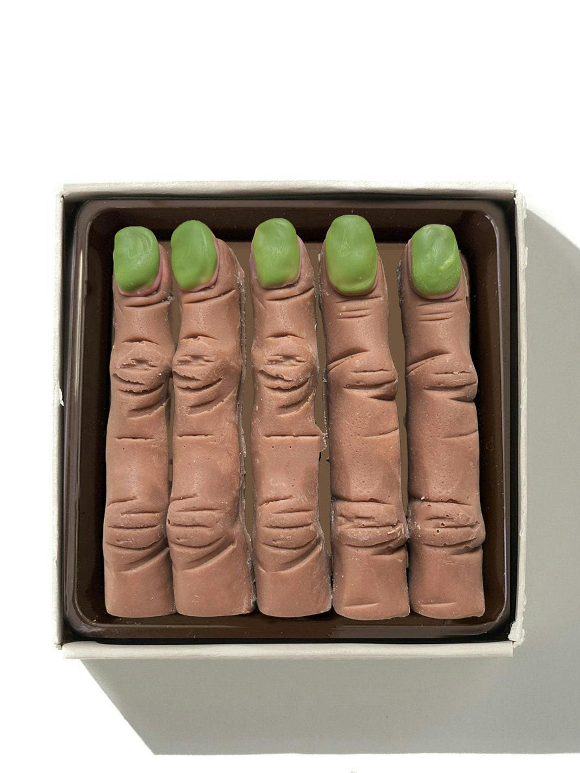 Spooky witches’ fingers chocolates