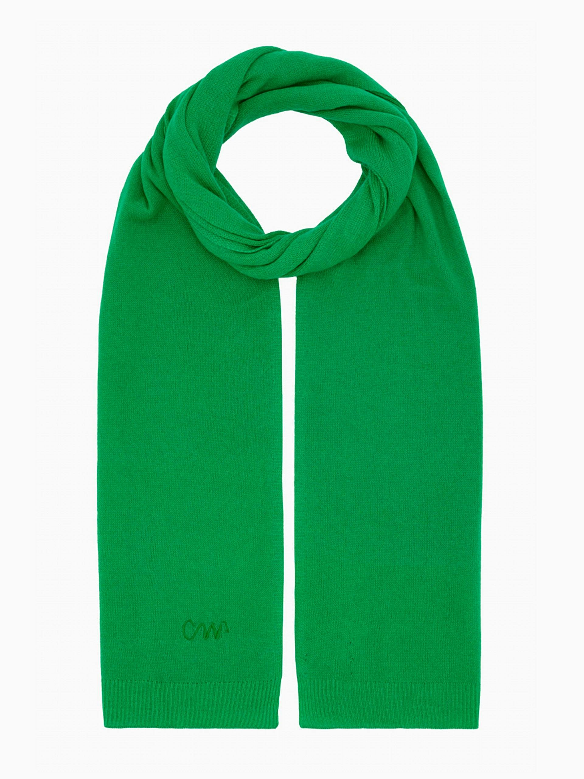Emerald classic cashmere scarf