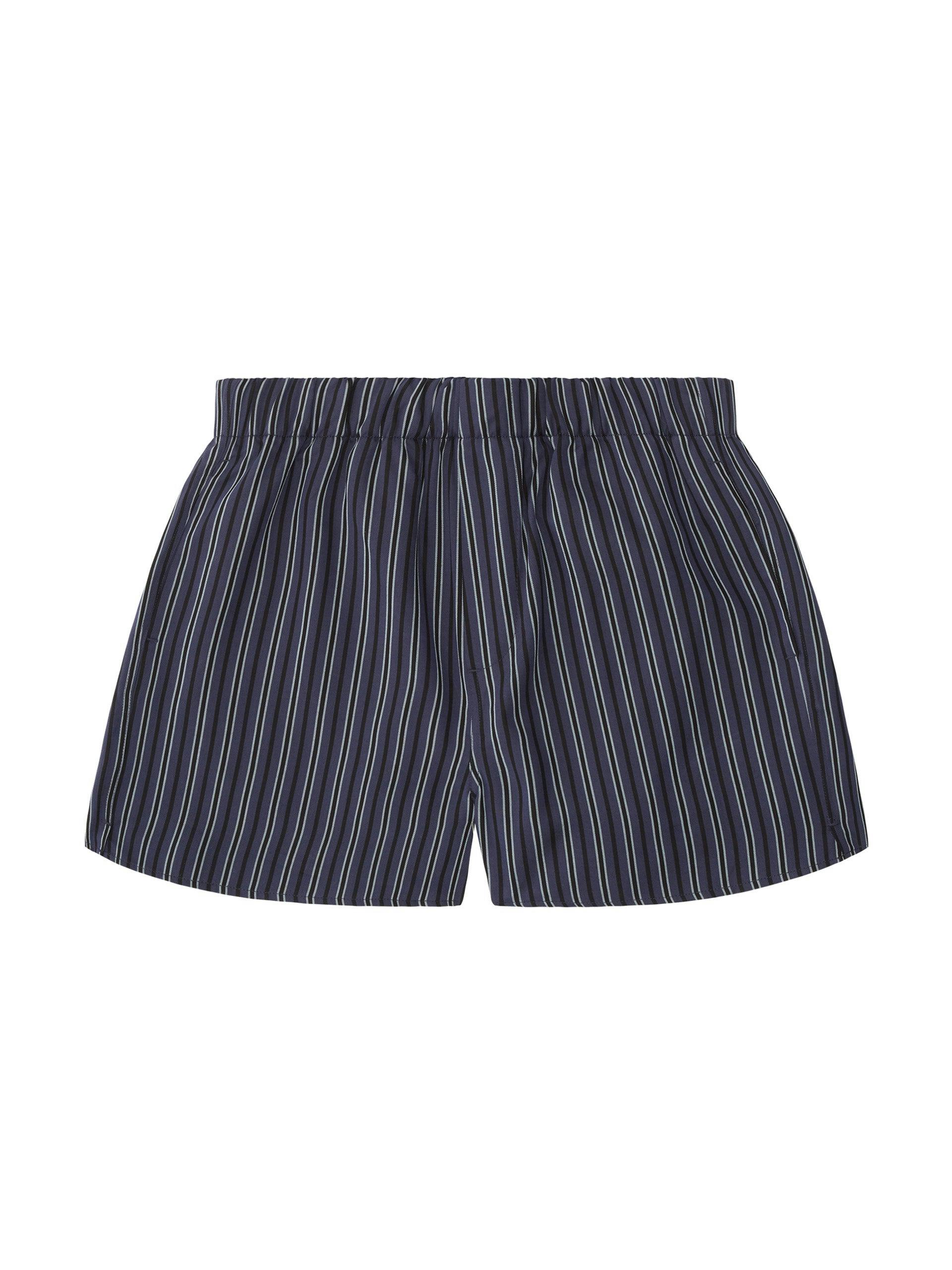 The Collagerie pinstripe short