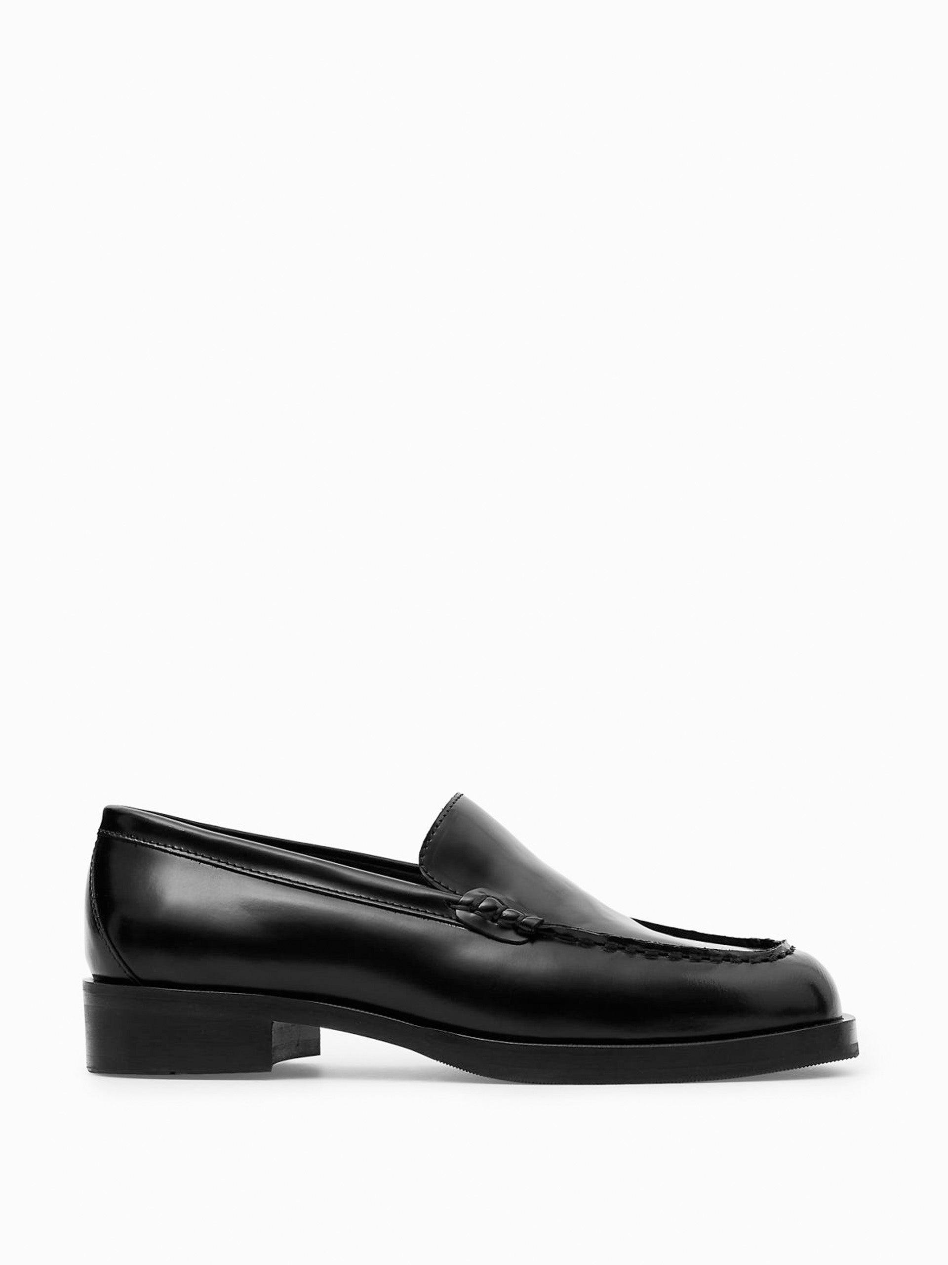 Clean leather loafers