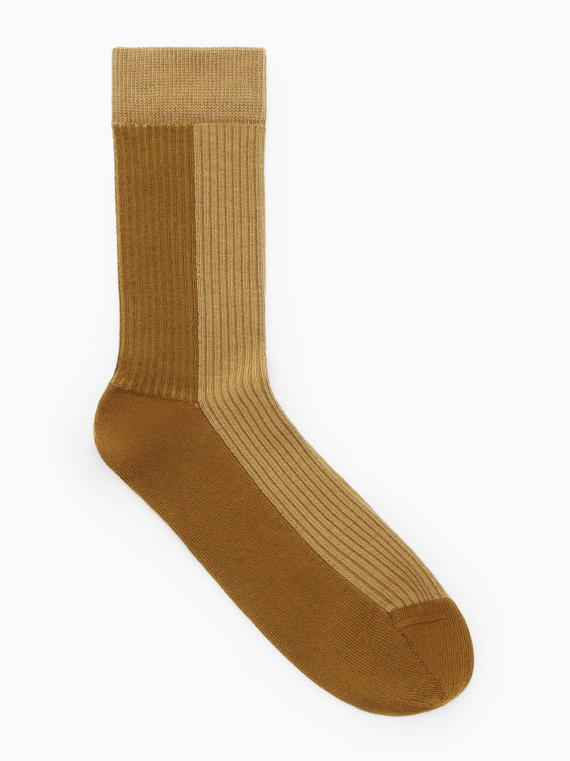 Colour-block socks