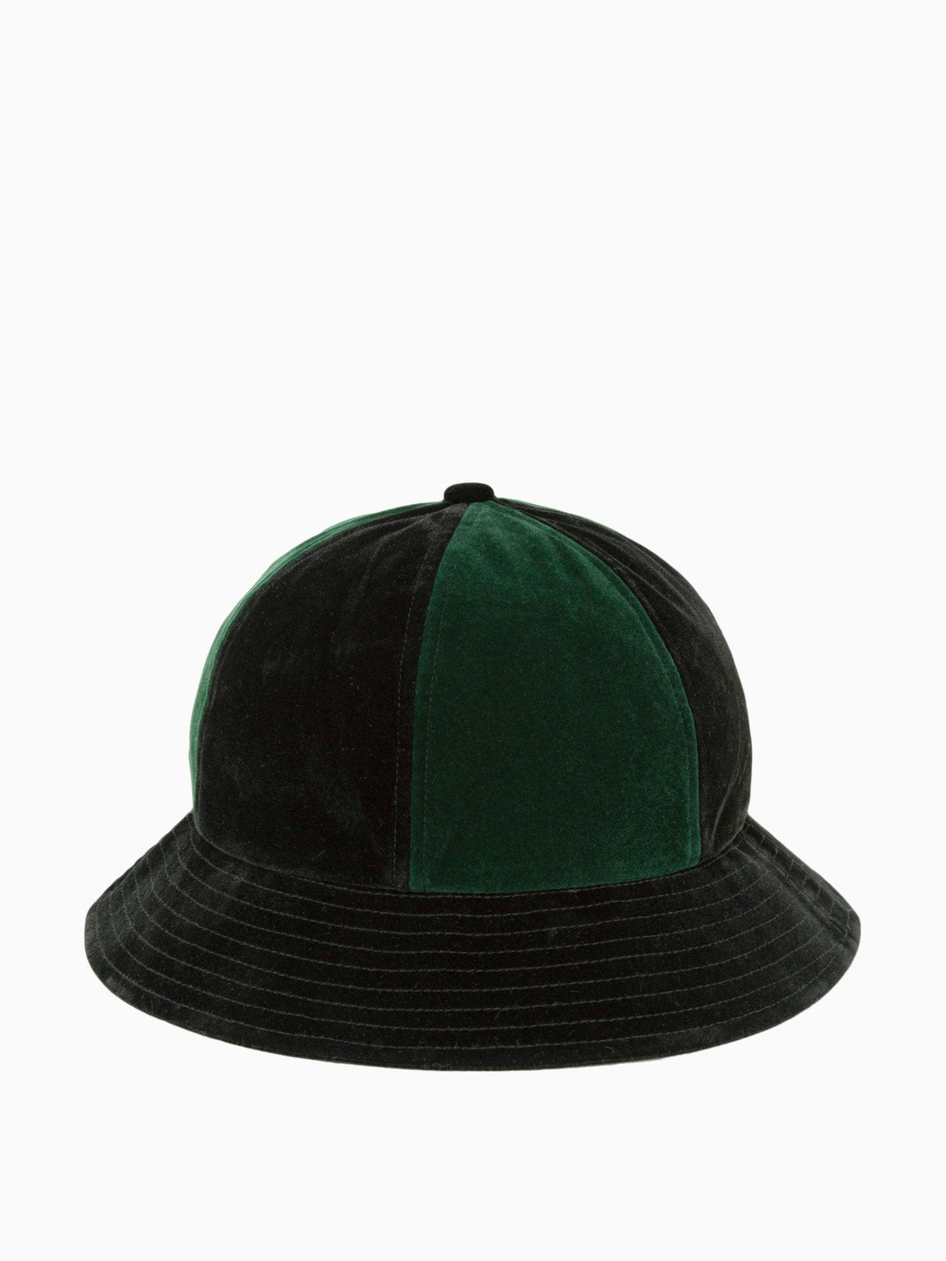 Green and black bucket hat