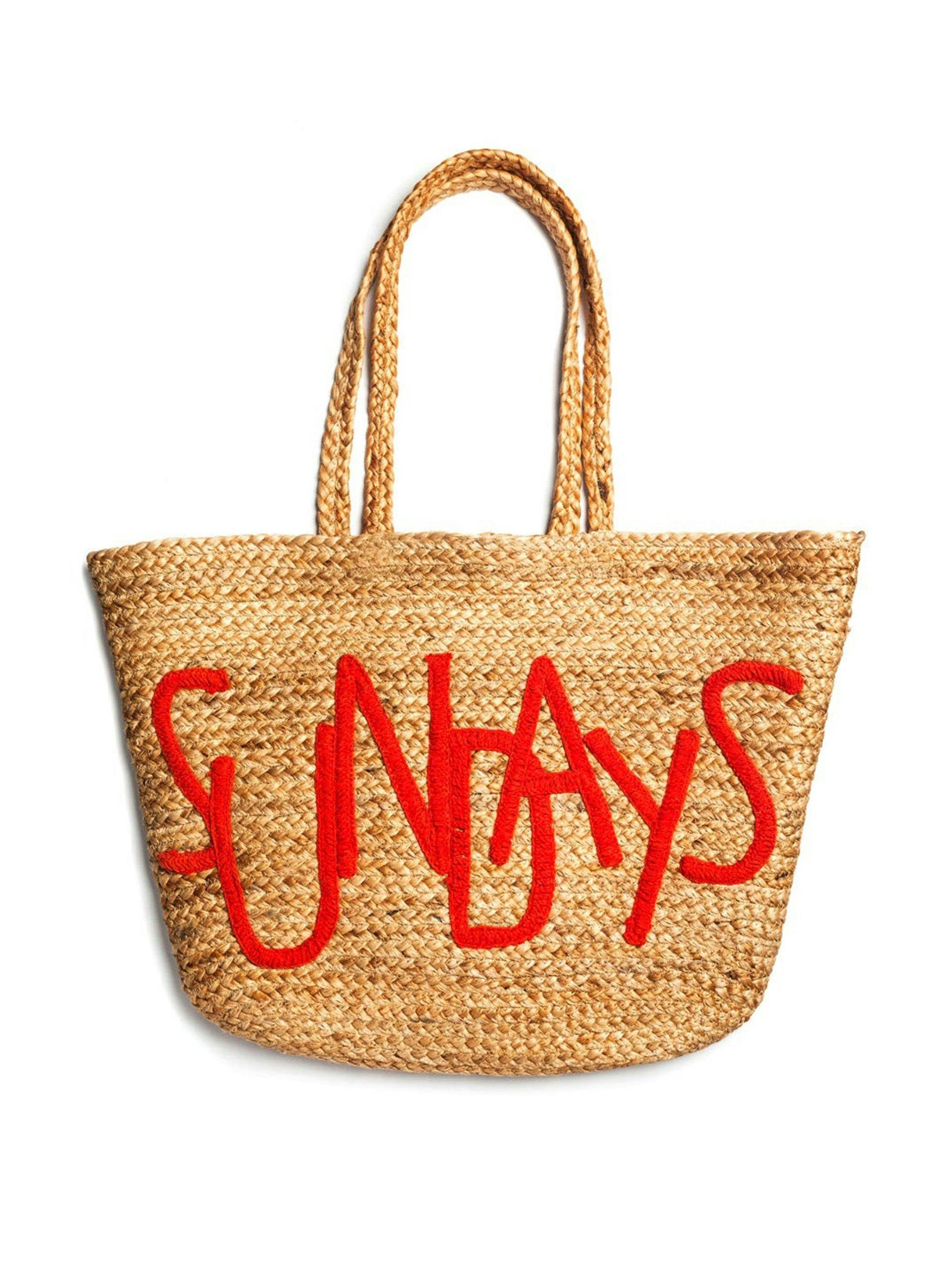 "Sunday's" Coral basket