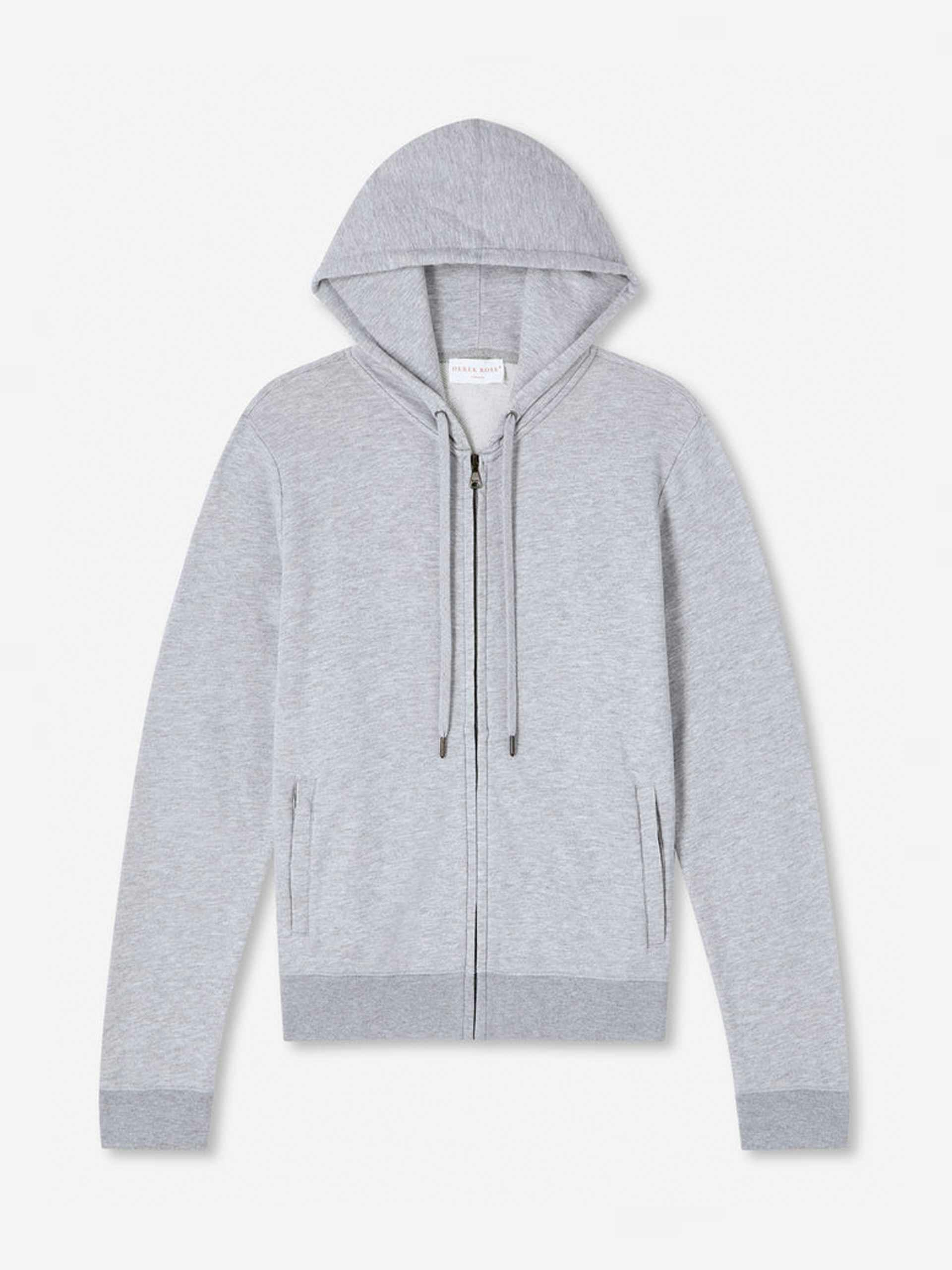 Quinn cotton modal silver hoodie