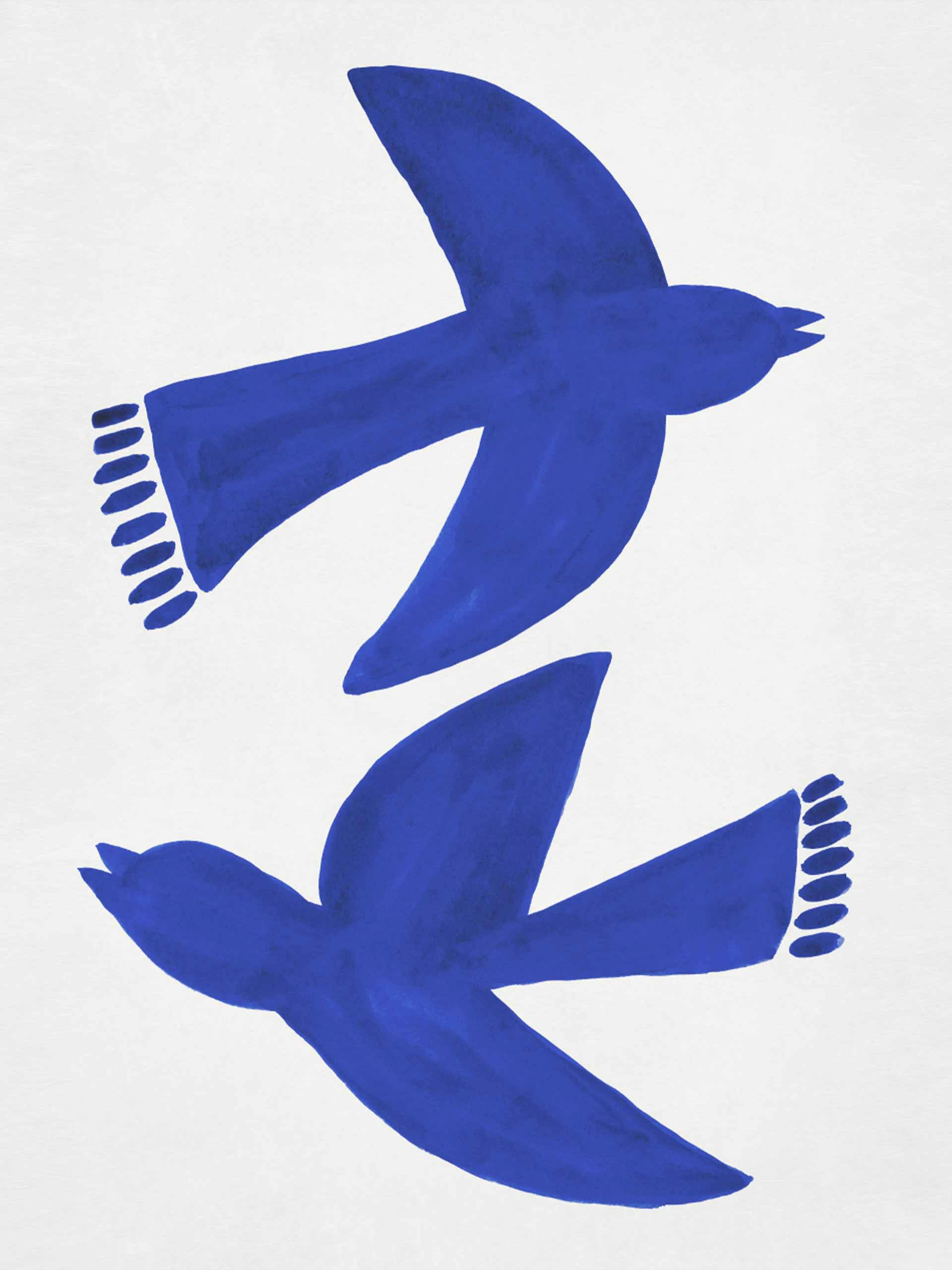 “Bluebirds Fly” poster