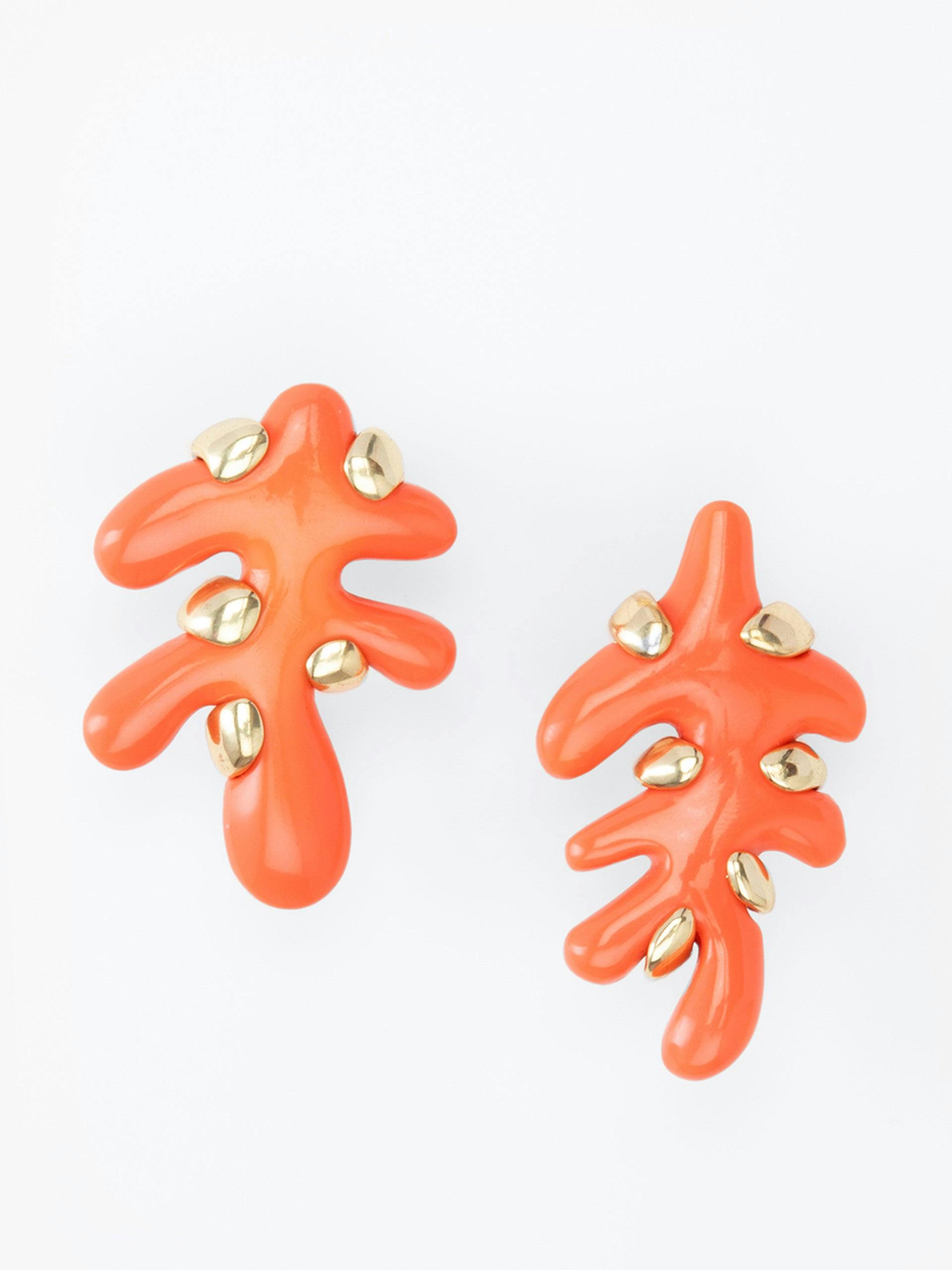 Paradise leaf earrings