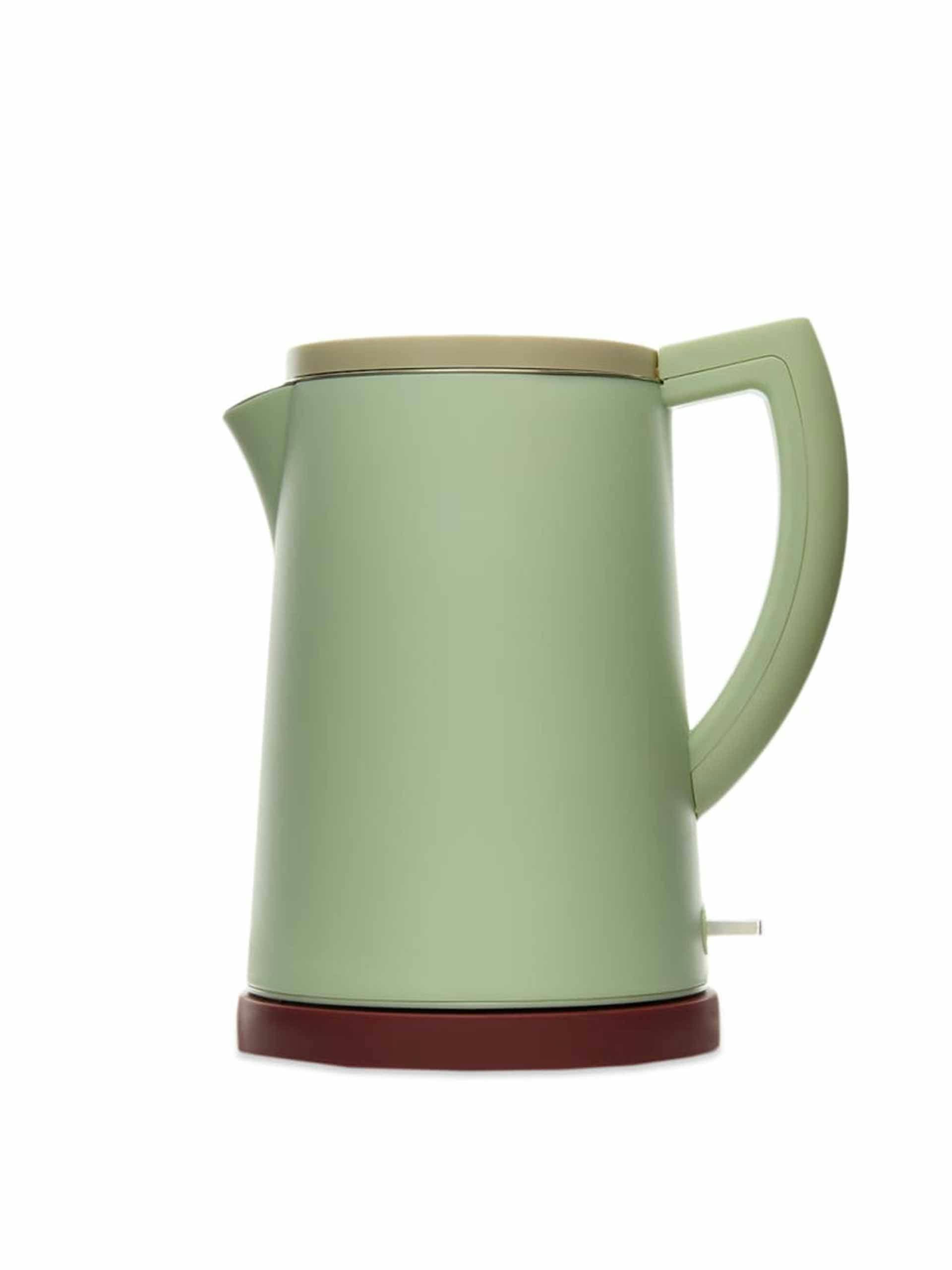 Mint green kettle