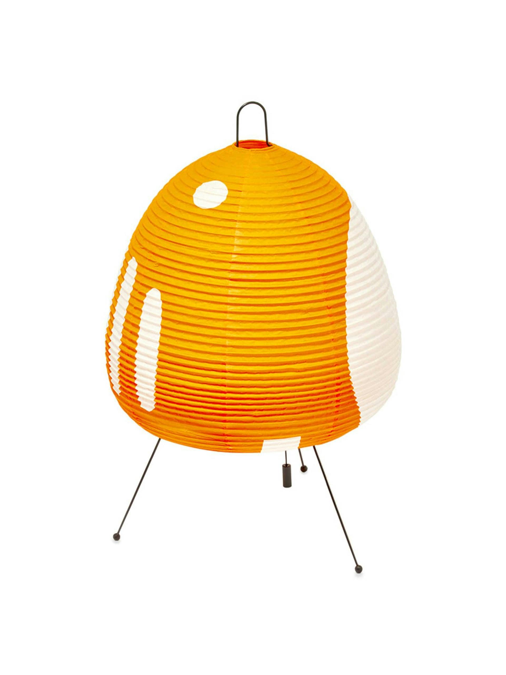 Orange paper table lamp