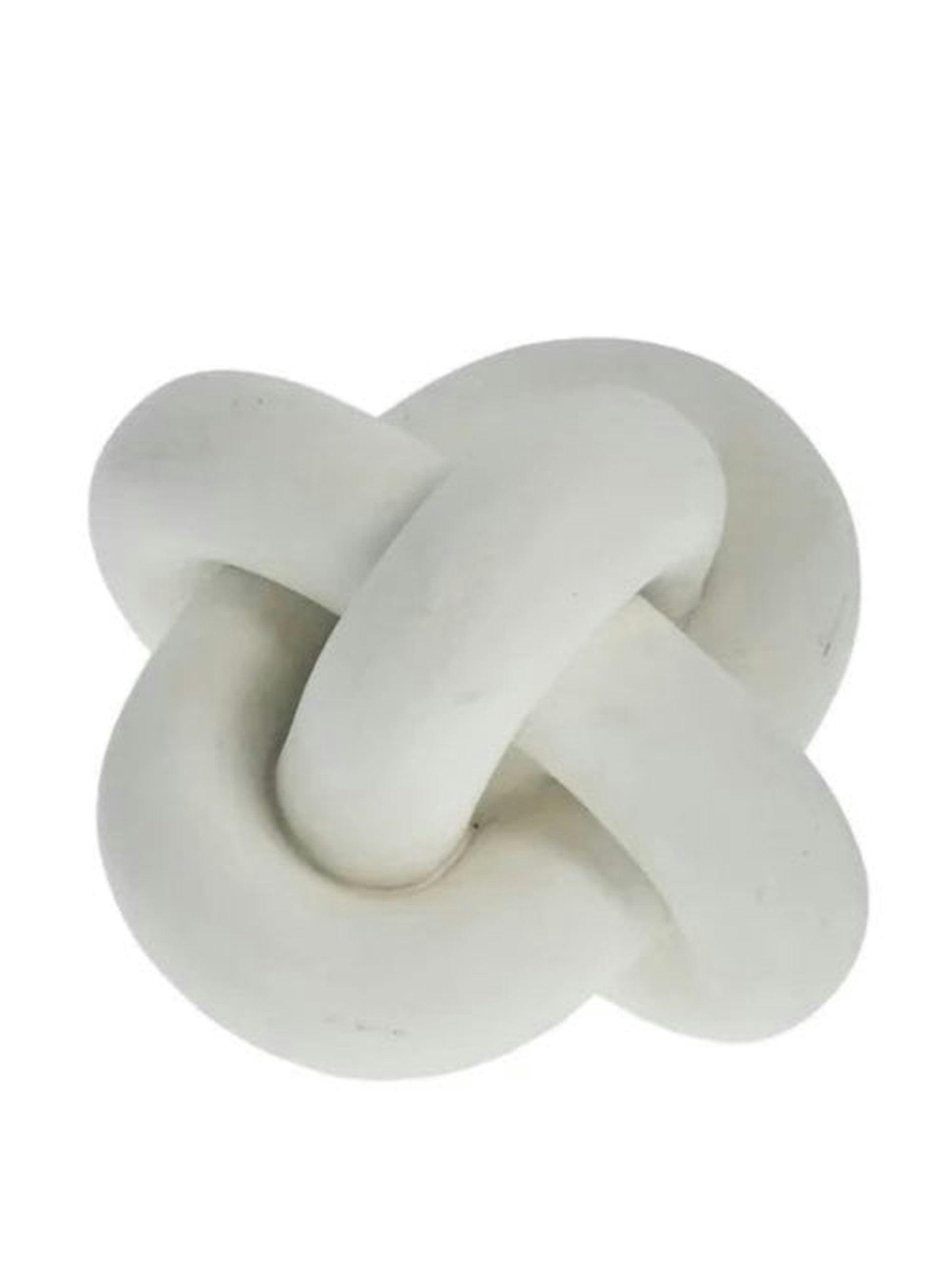 White knot ornament