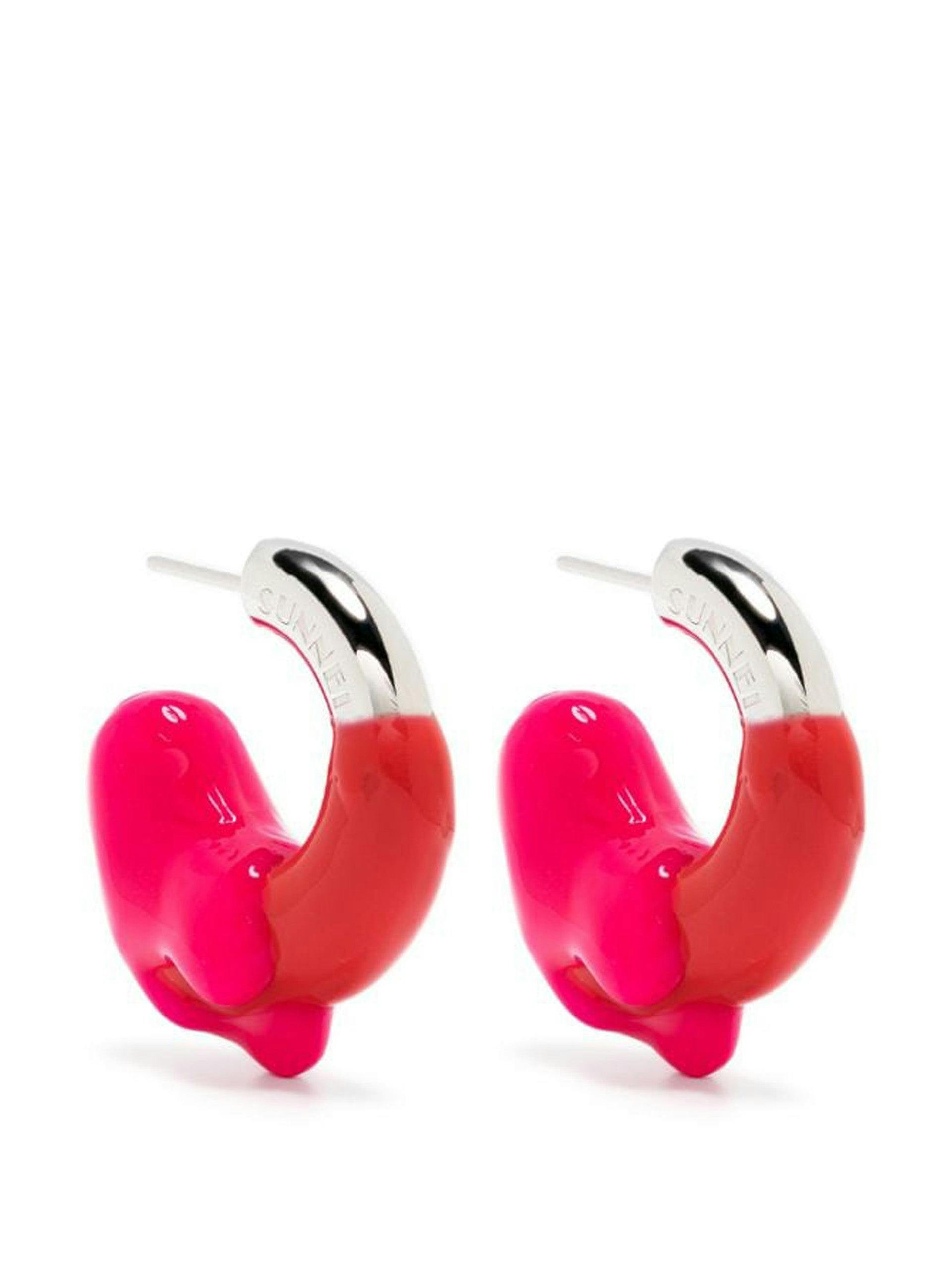 Mini Double hoop earrings