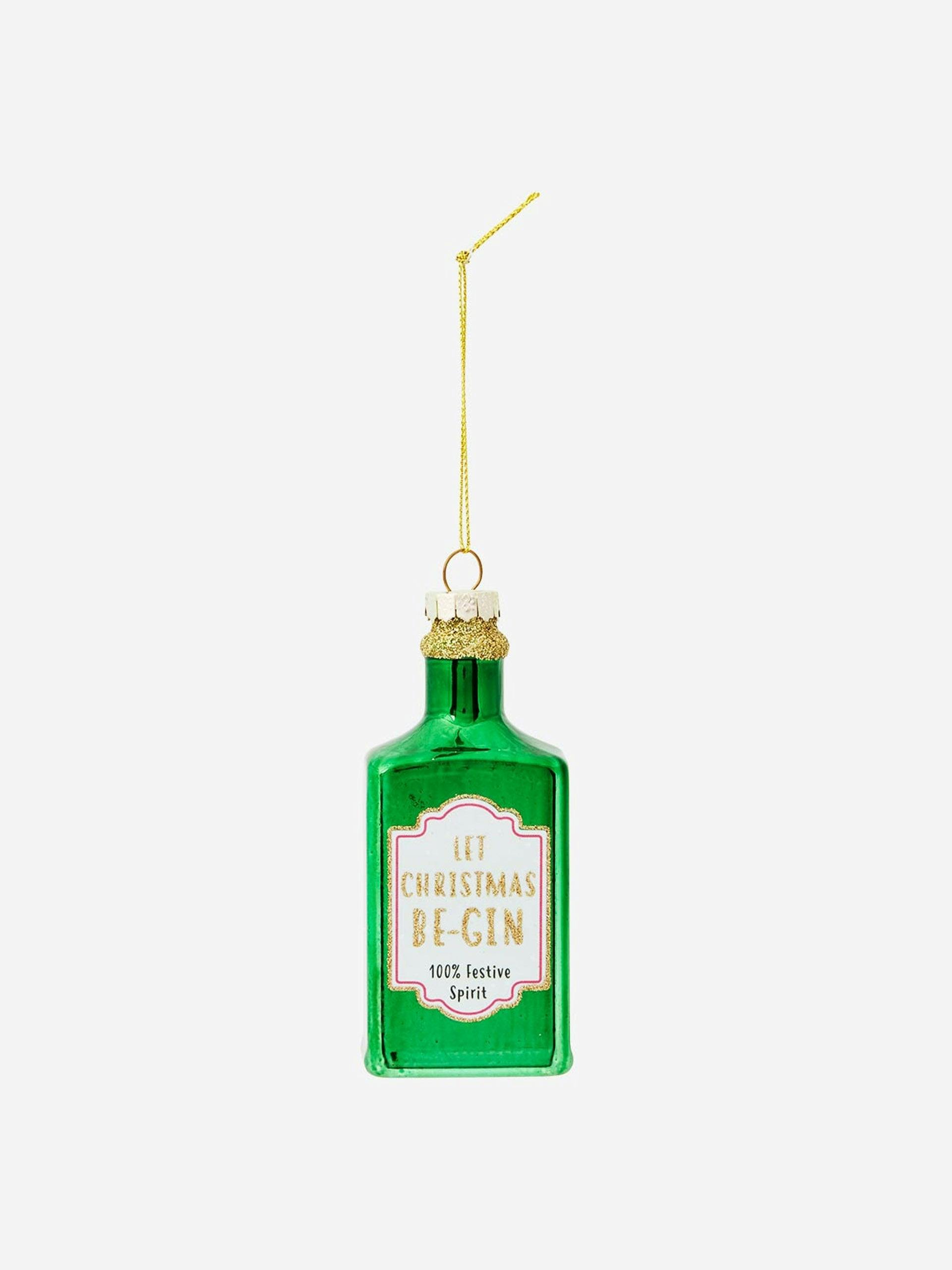 Christmas bauble gin