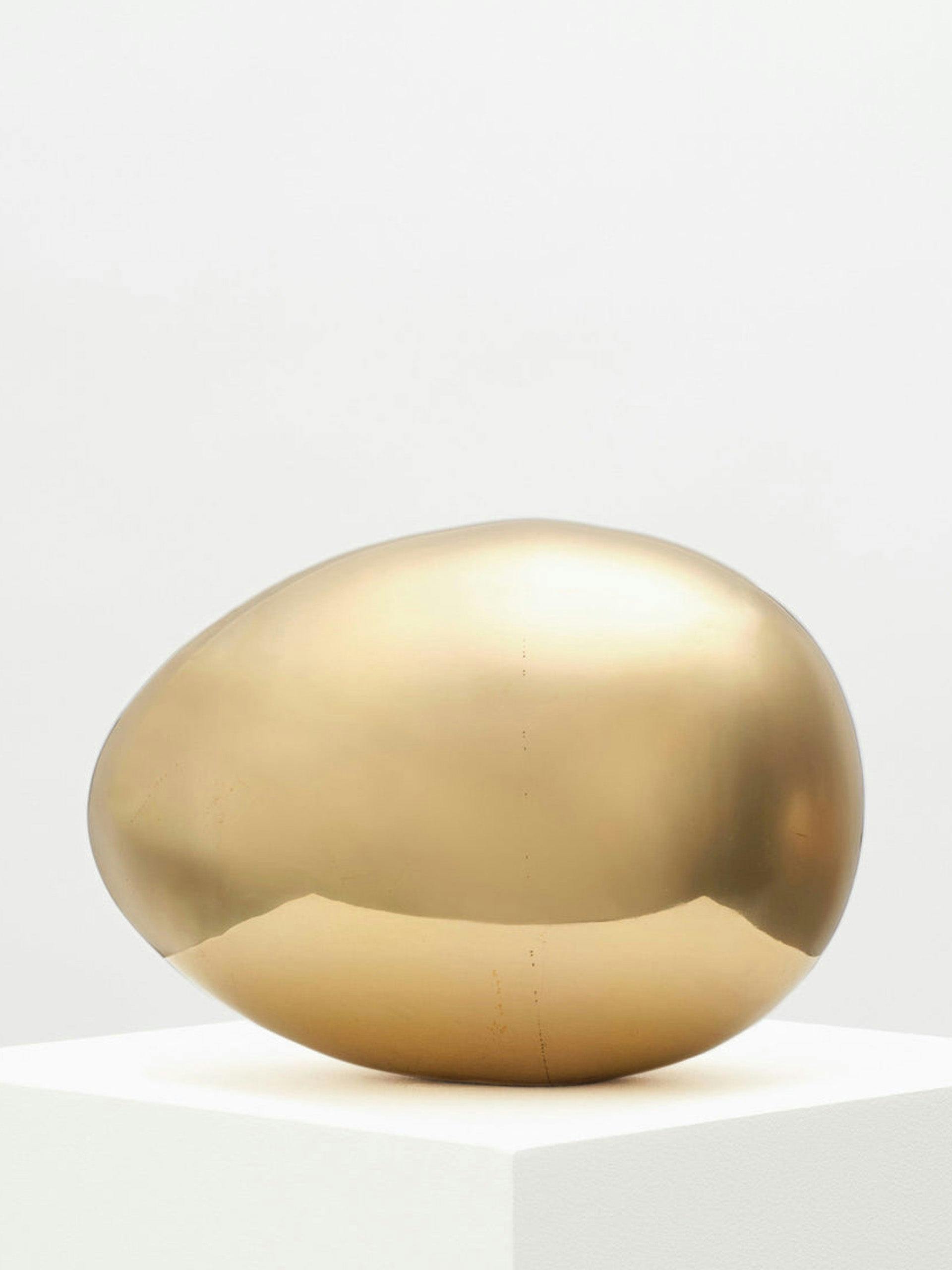 Brass Egg sculpture
