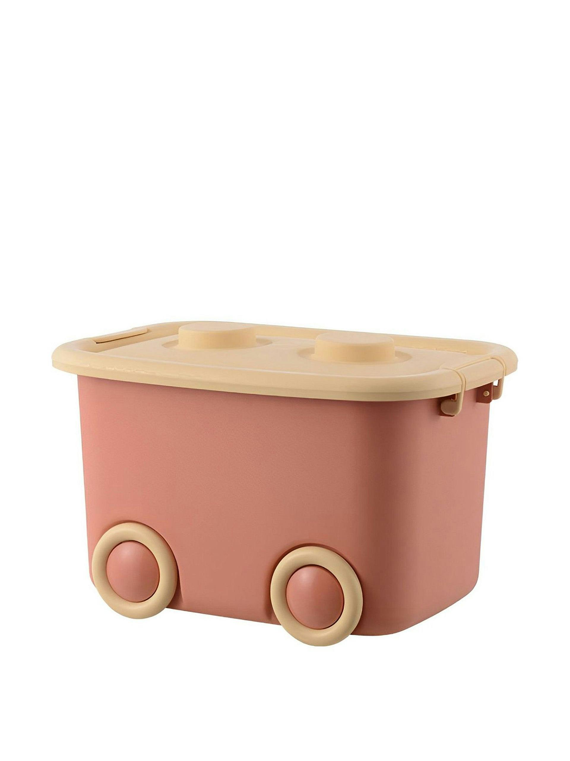 Toy storage box with lid