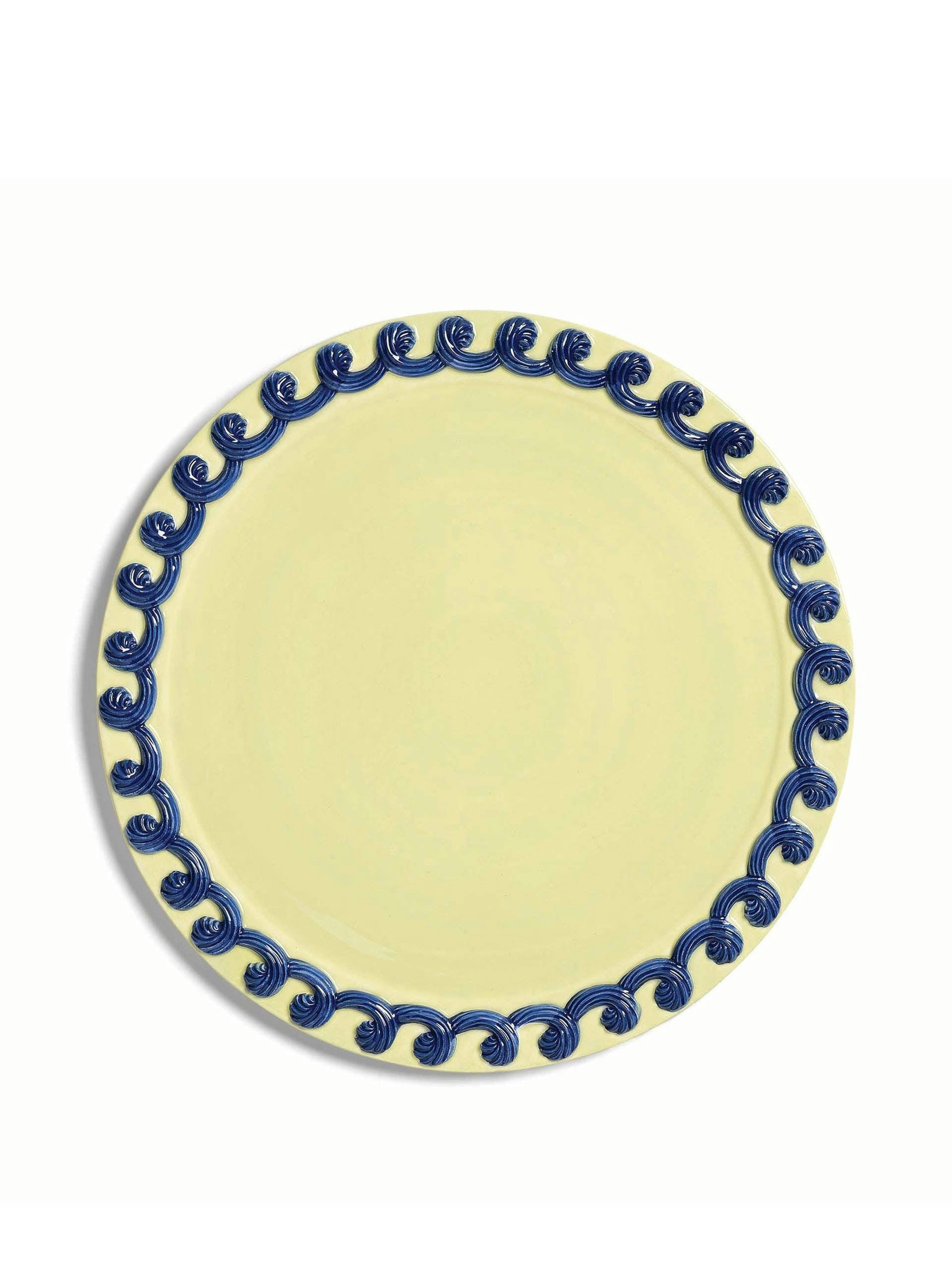 Whip plate in yellow