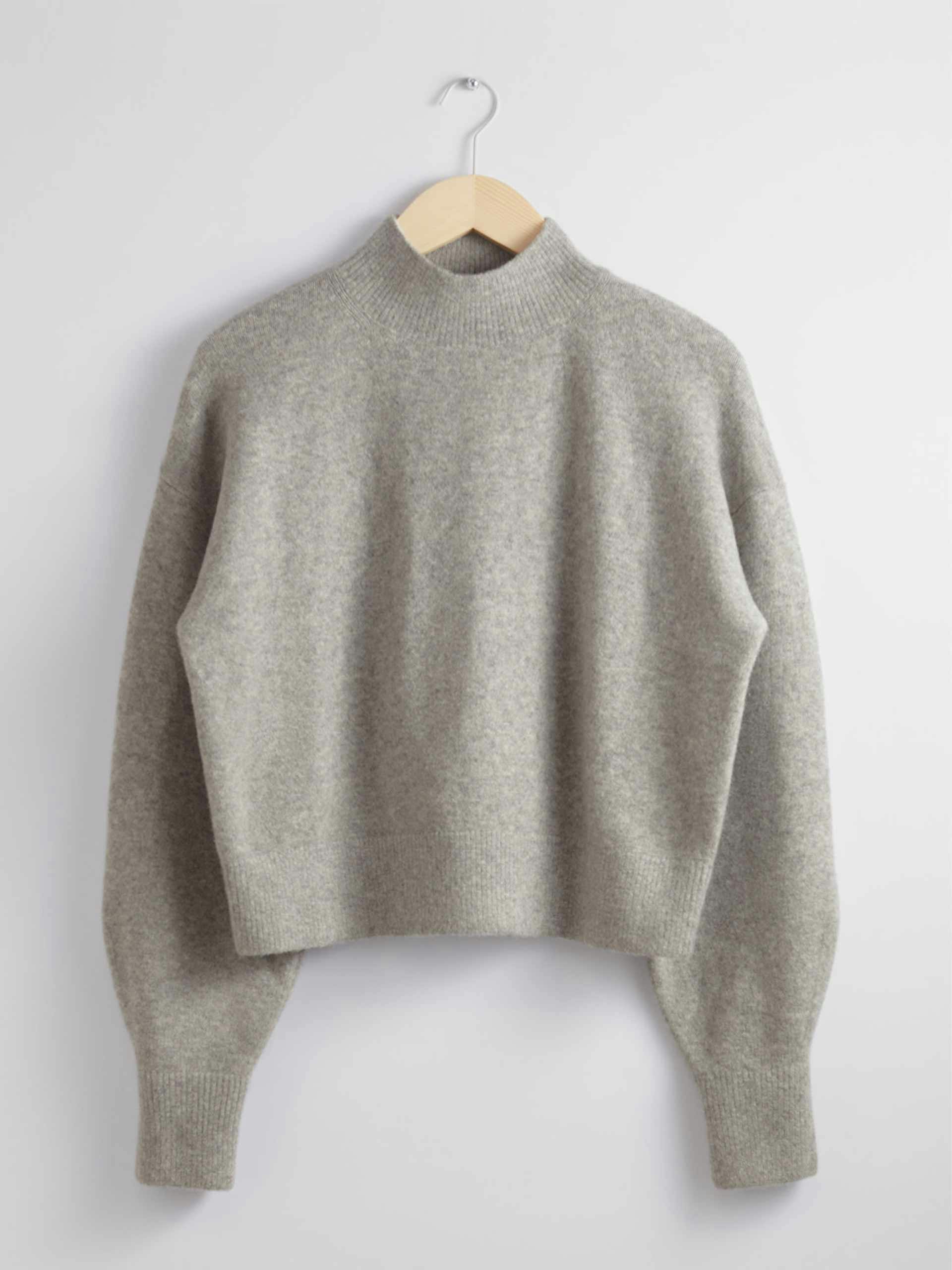 Mock-neck sweater