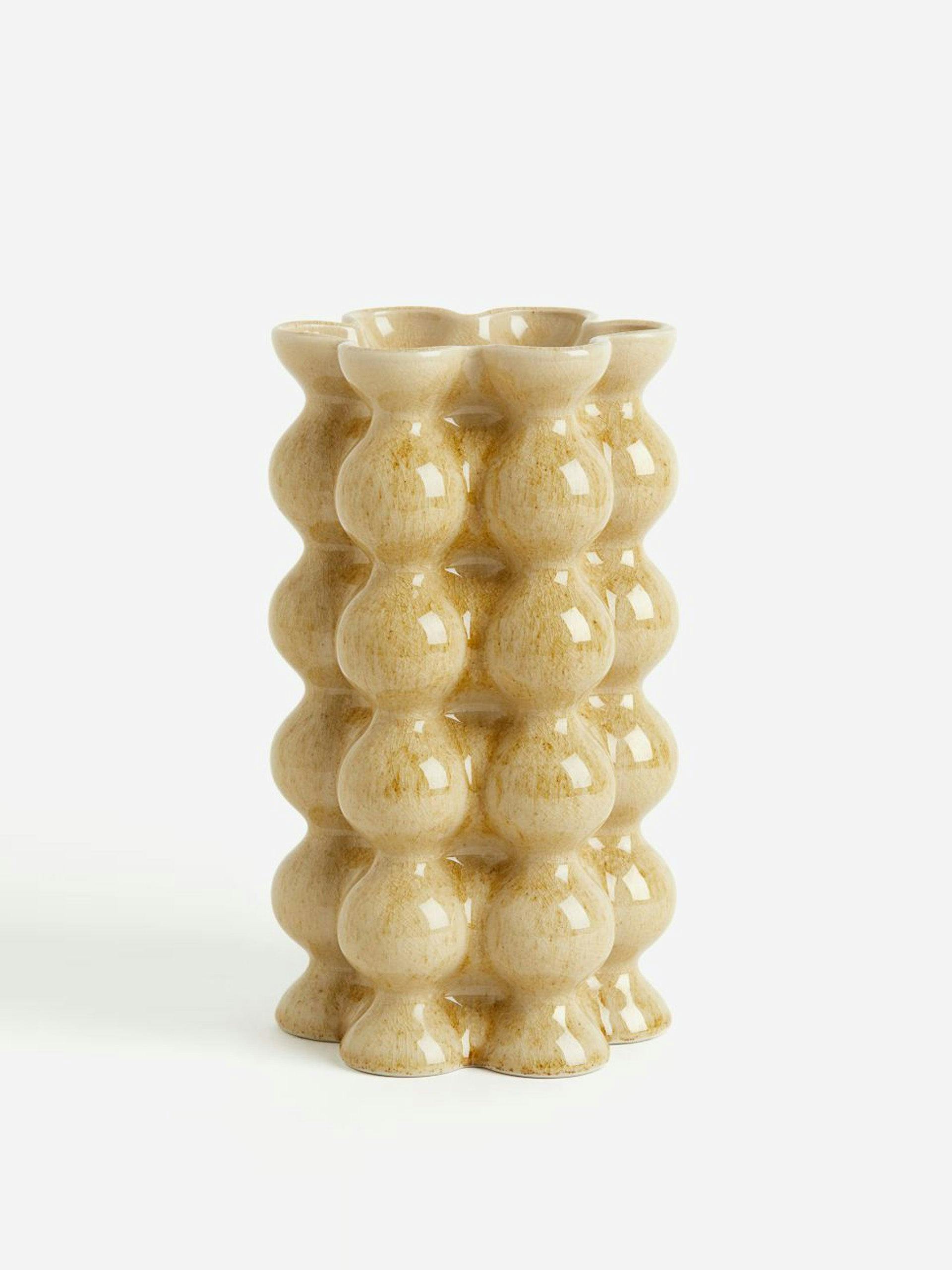 Reactive-glaze vase