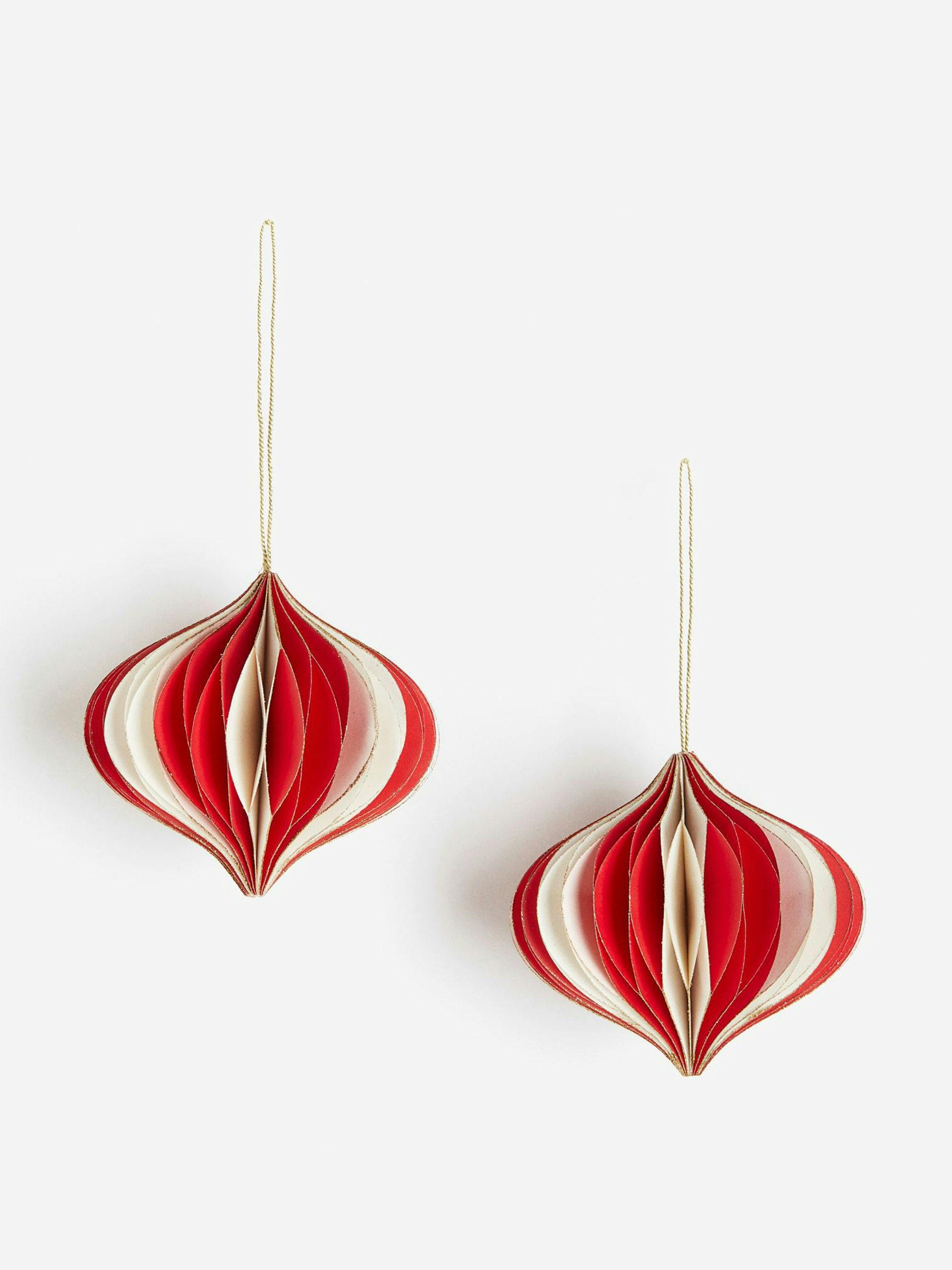 Christmas decorations (pack of 2)