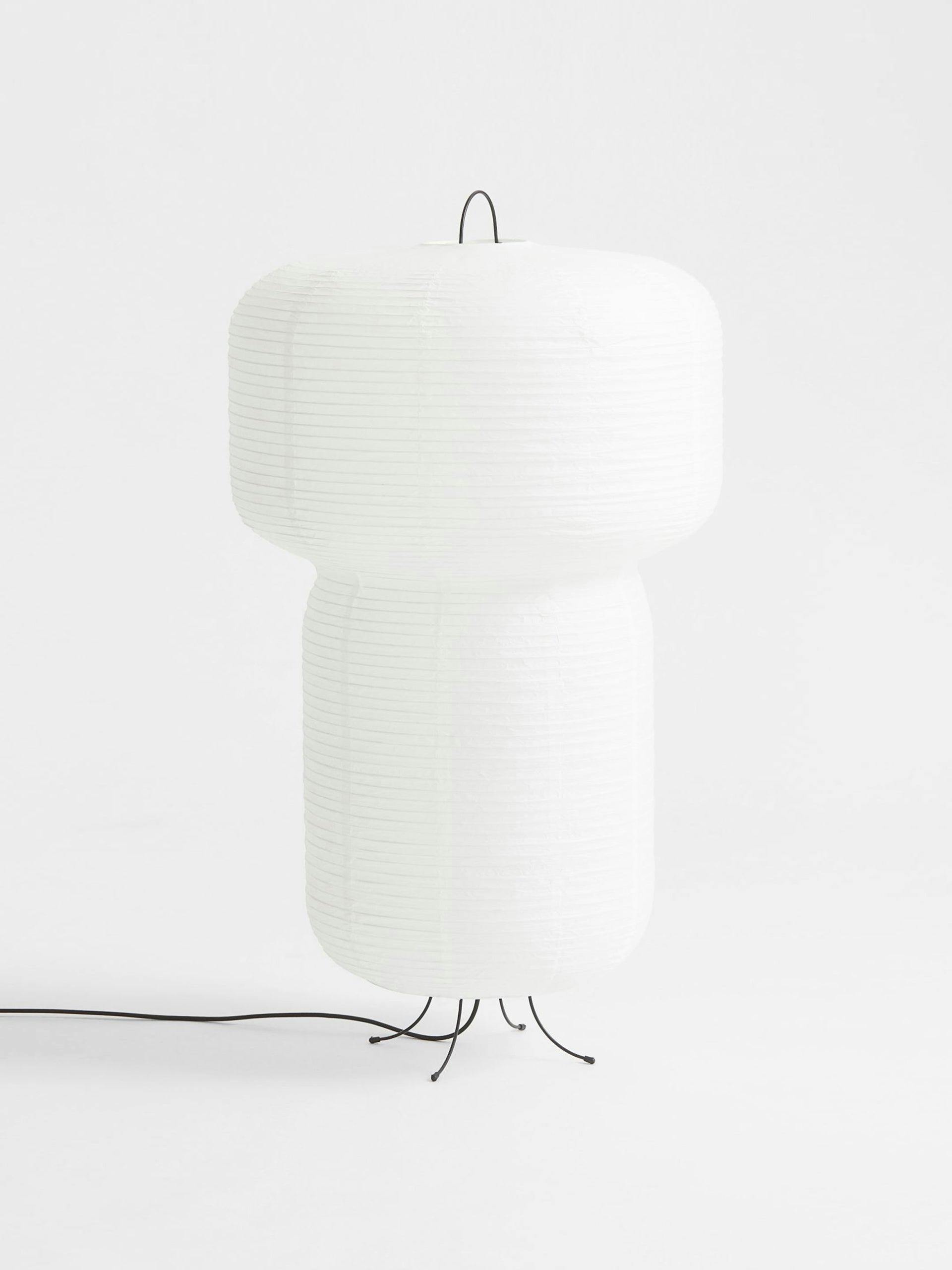 Rice paper floor lamp