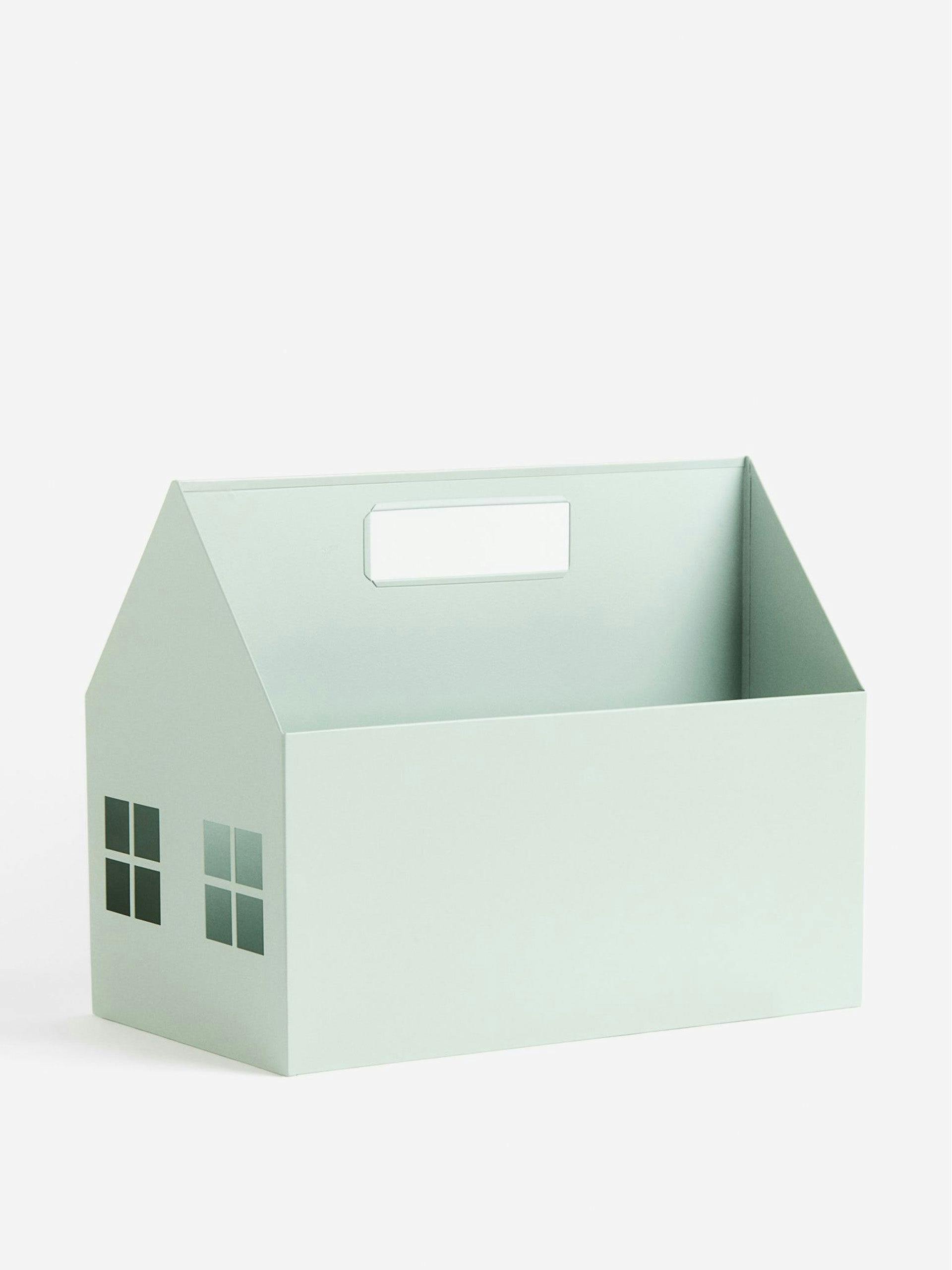 House-shaped book storage unit