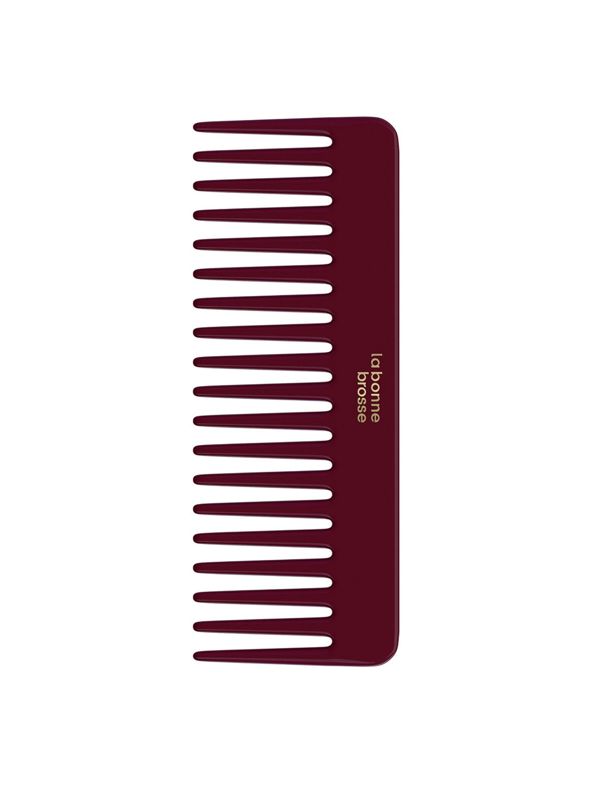 The cherry red acetate detangling comb