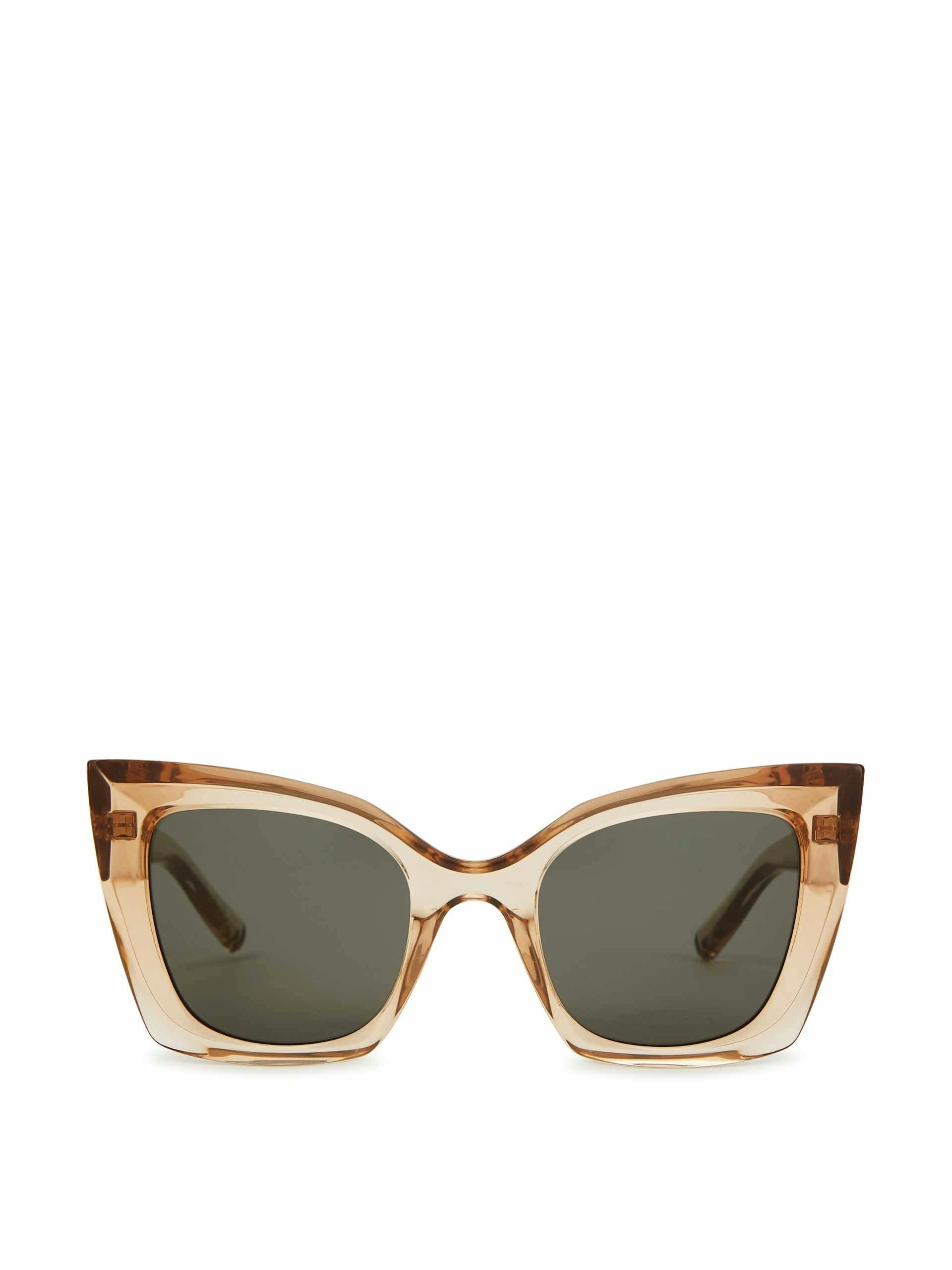 Bold oversized cat-eye sunglasses