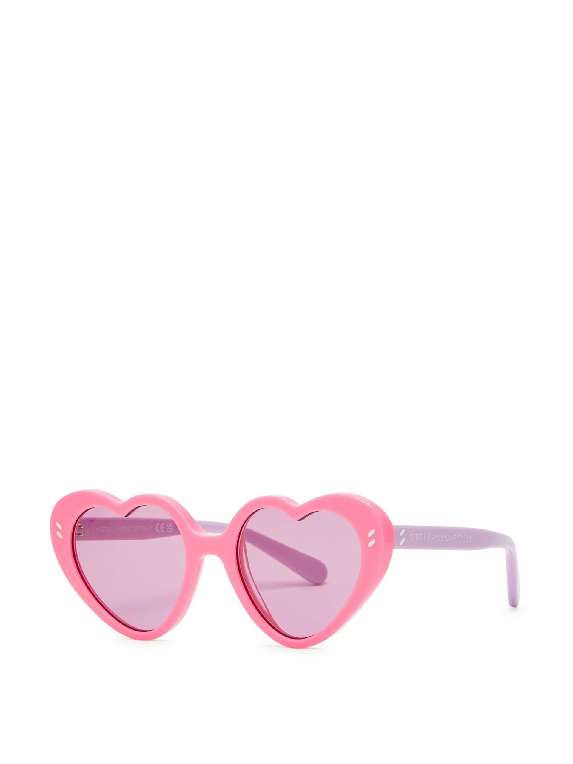 Heart-frame sunglasses