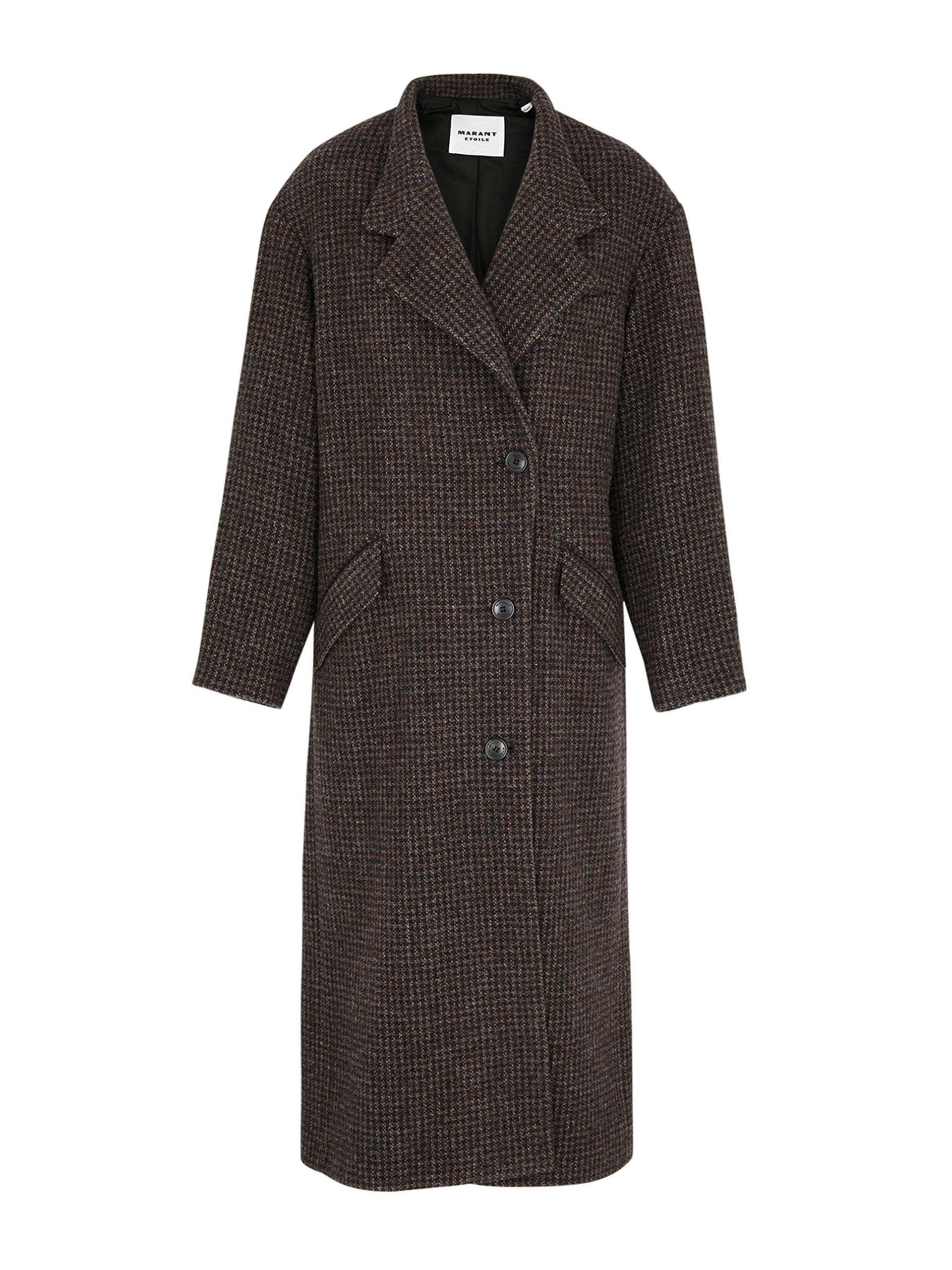 Sabine wool tweed coat