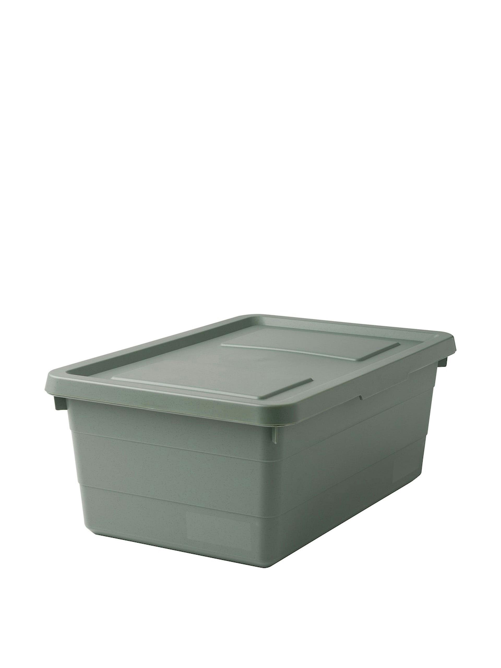 Storage box with lid