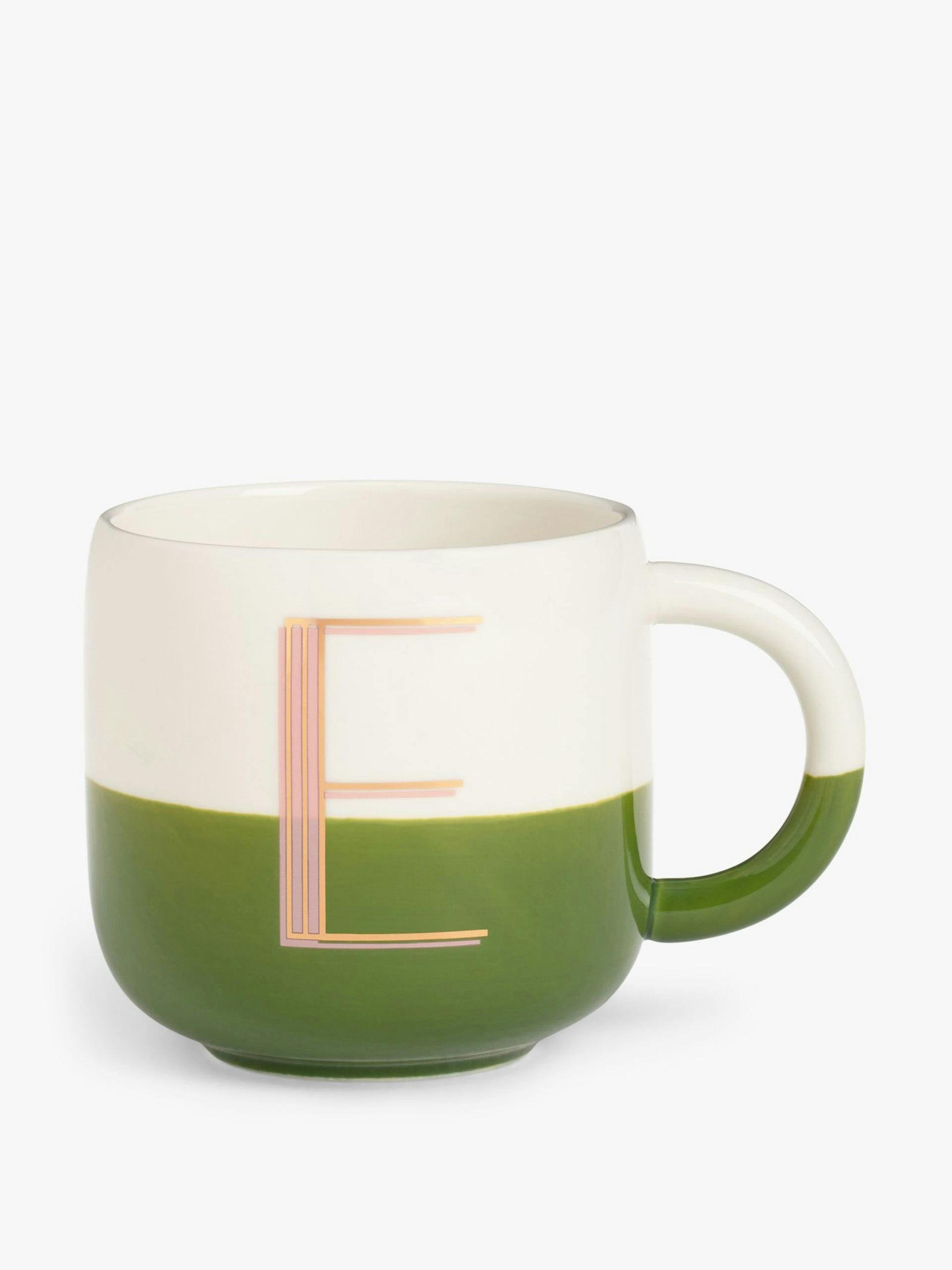 Alphabet fine china mug
