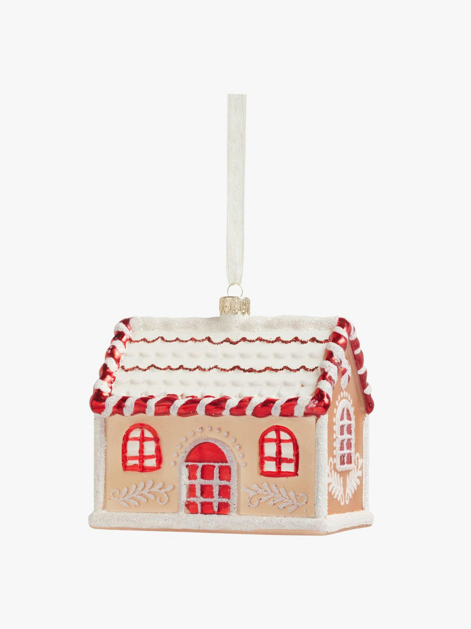 Christmas gingerbread house bauble