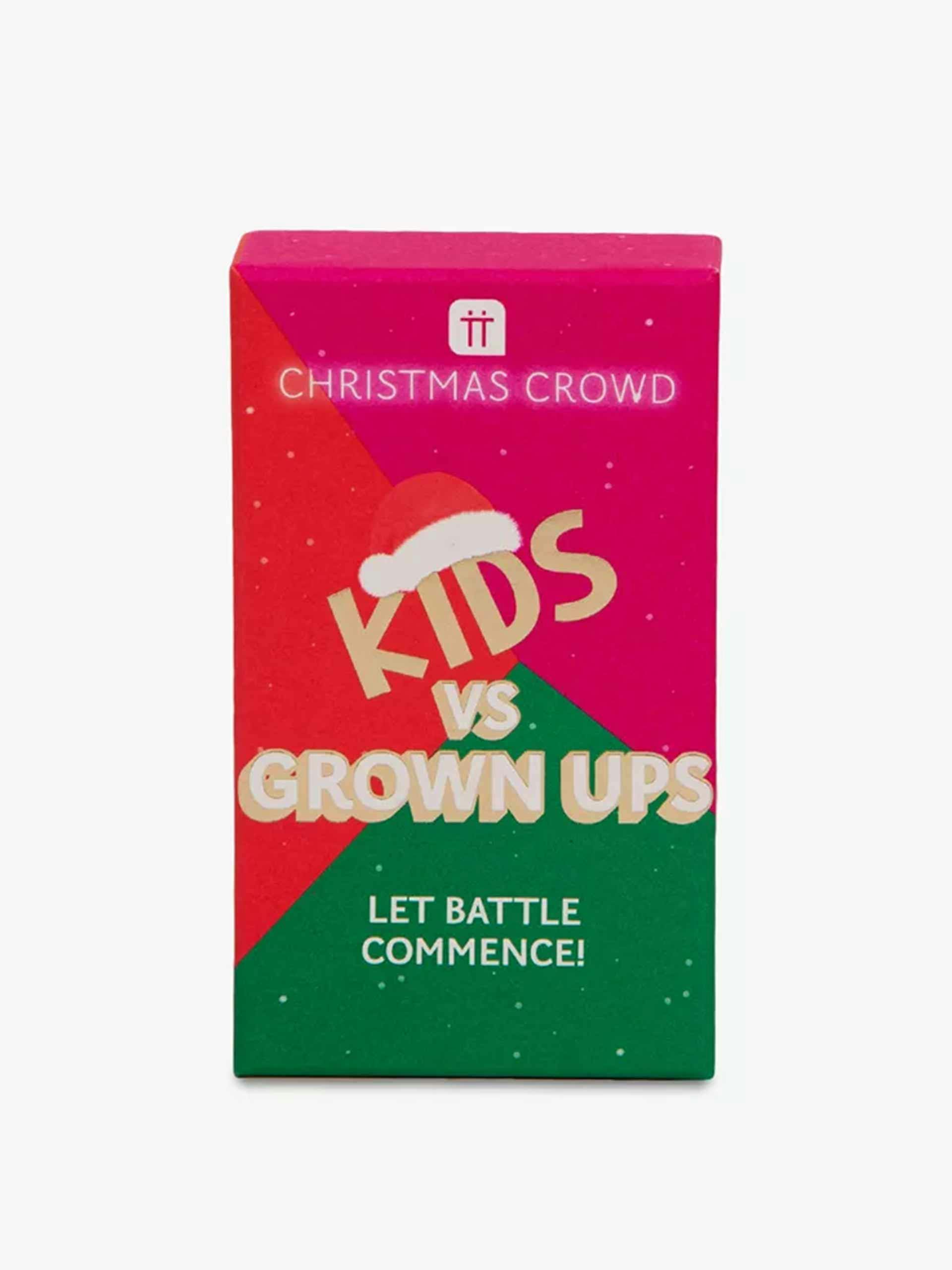 Kids vs grown ups Christmas trivia game