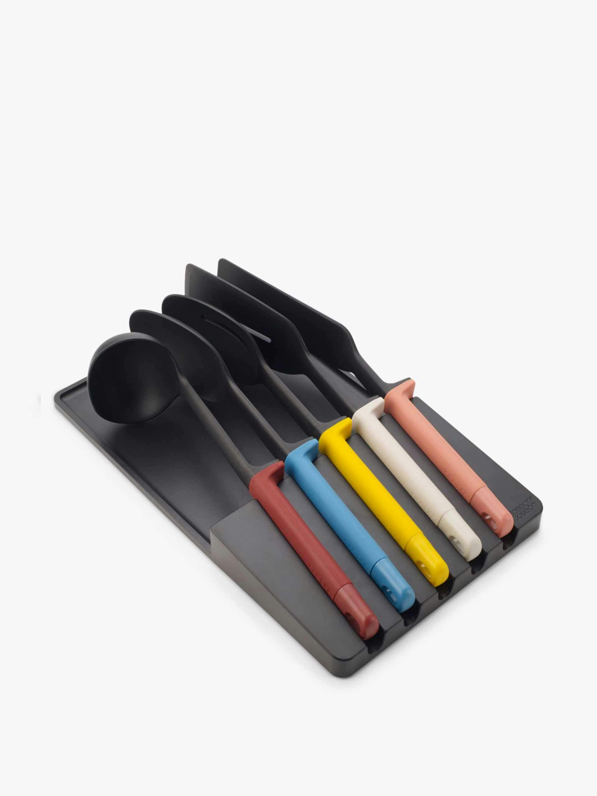 Kitchen utensils and in-draw storage tray