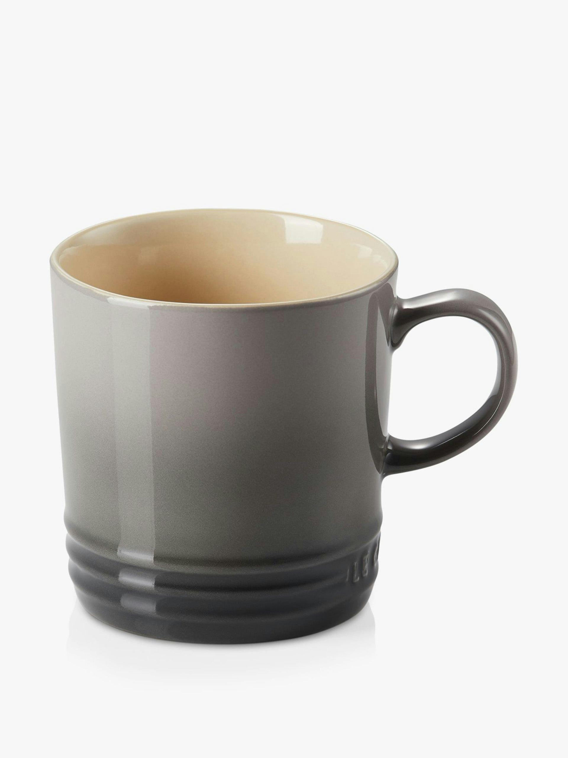 Grey stoneware mug