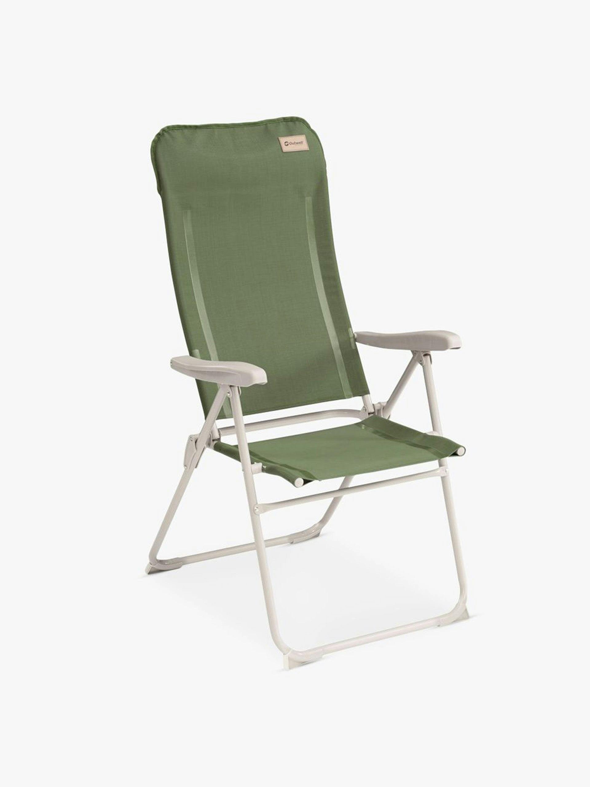 Green folding camping chair