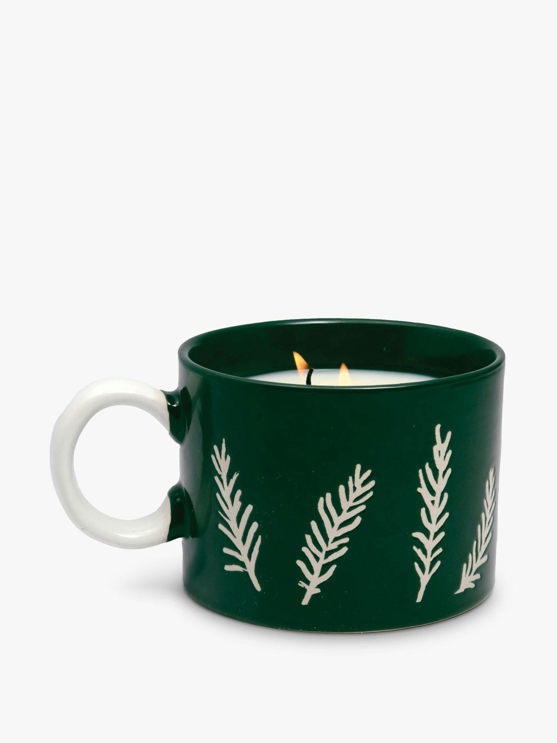 Cypress and fir mug scented candle