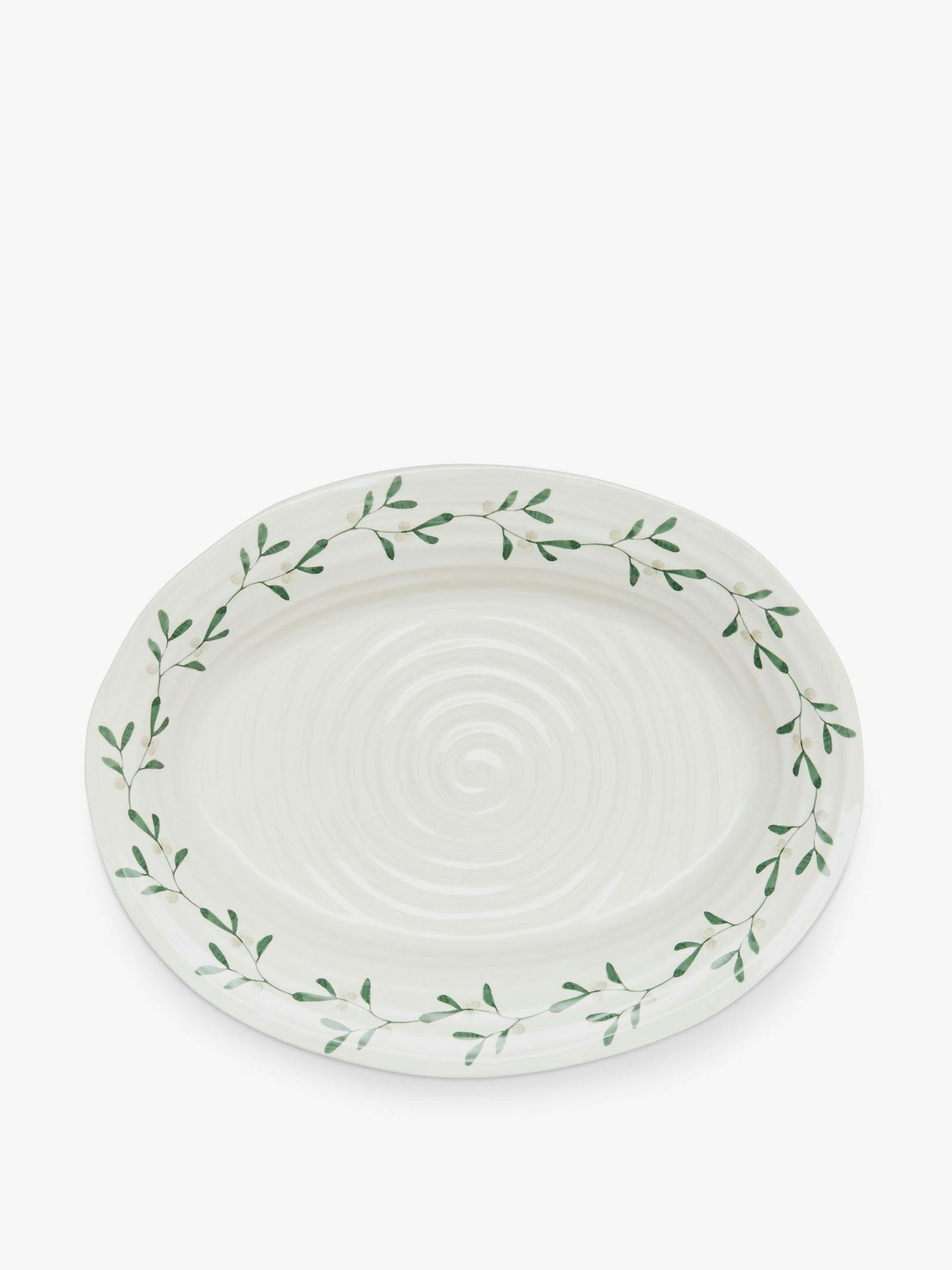 Portmeirion mistletoe oval serving platter