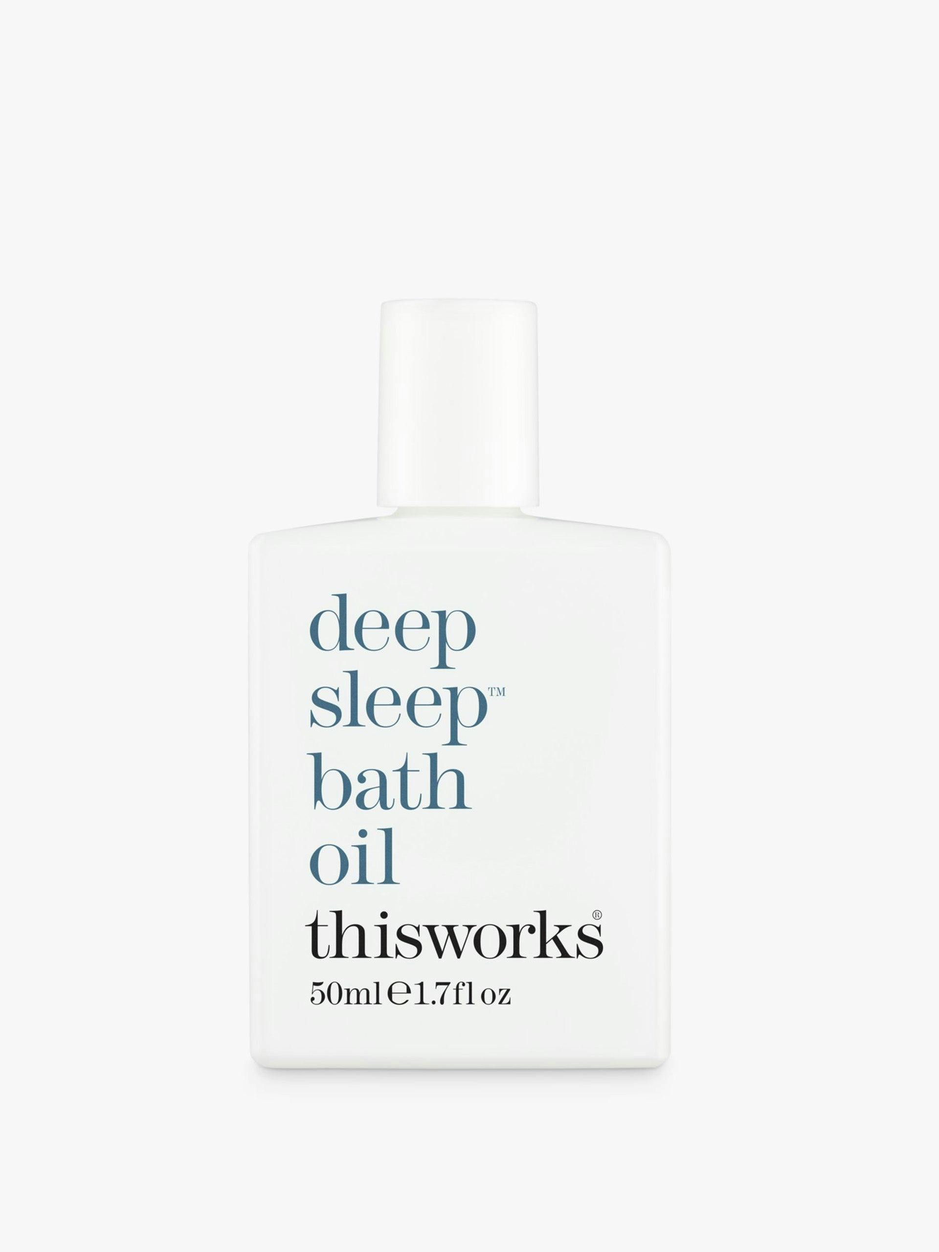 Deep sleep bath oil