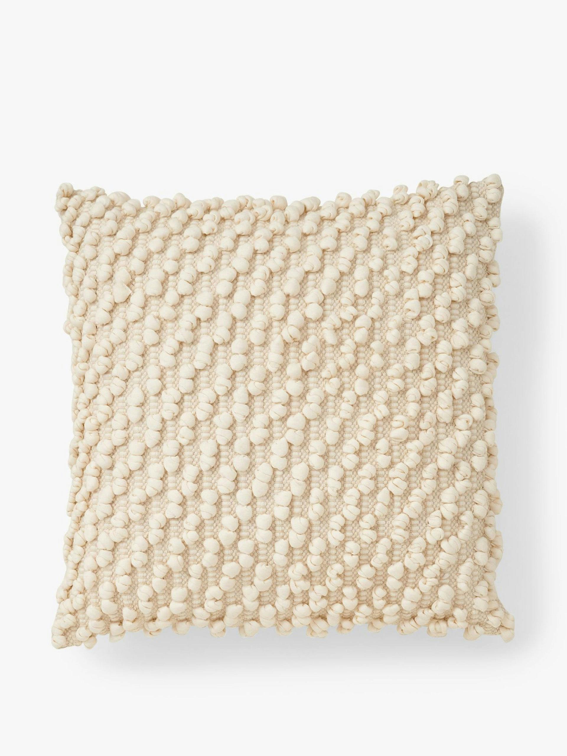 Knotted square cushion