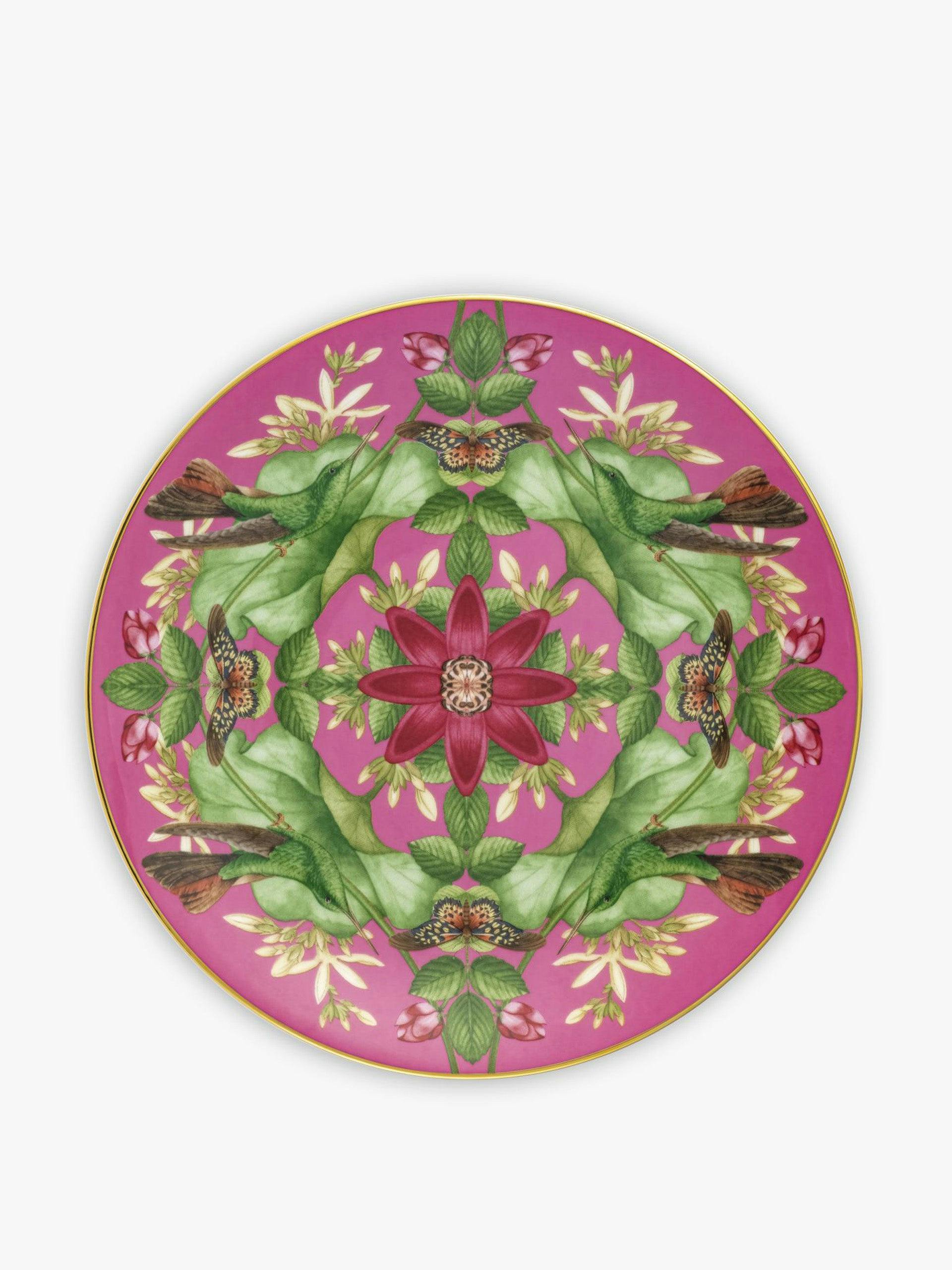 Wonderlust Pink Lotus bone china side plate